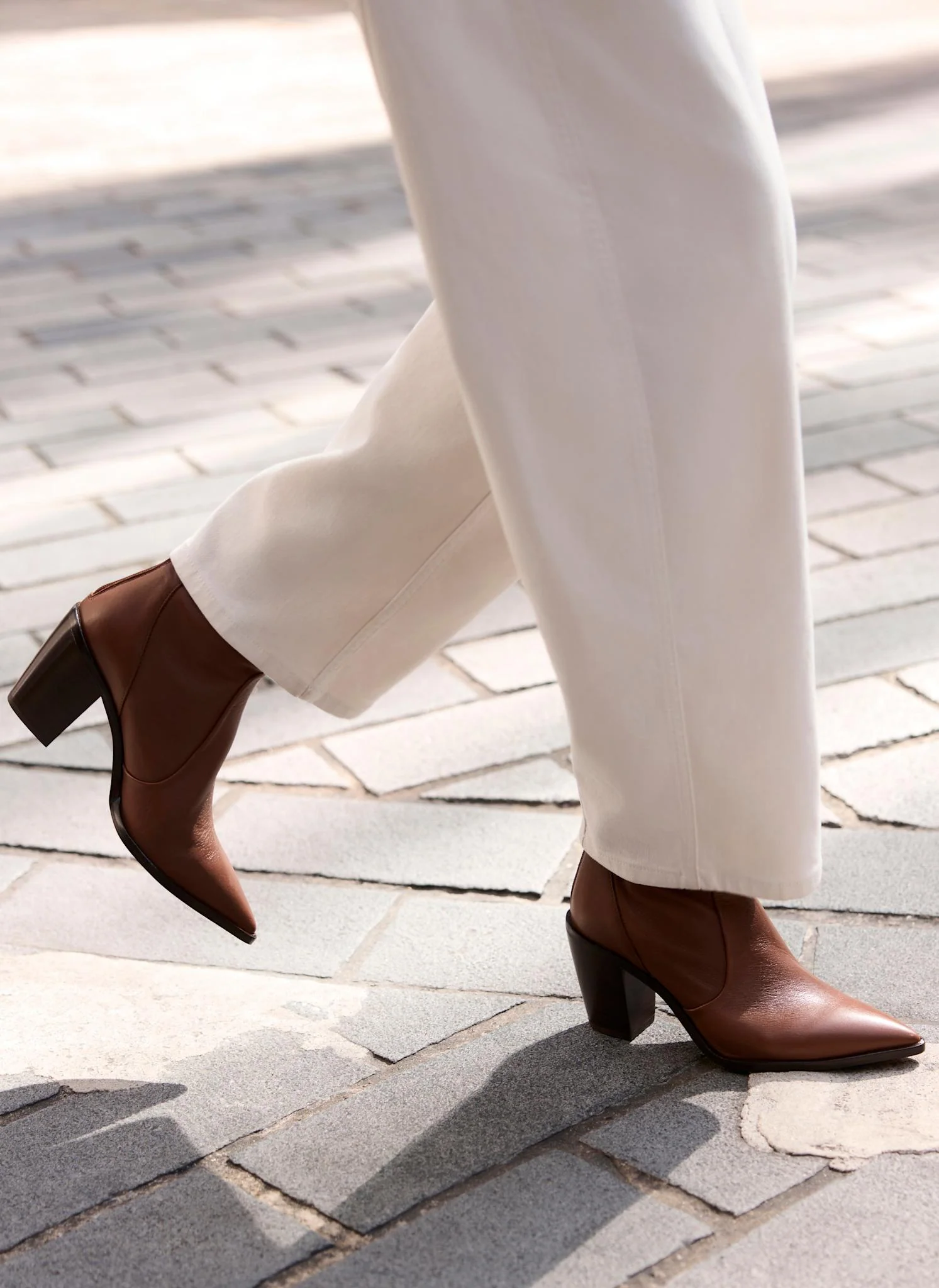Amy Tan Leather Ankle Boots - Image 2