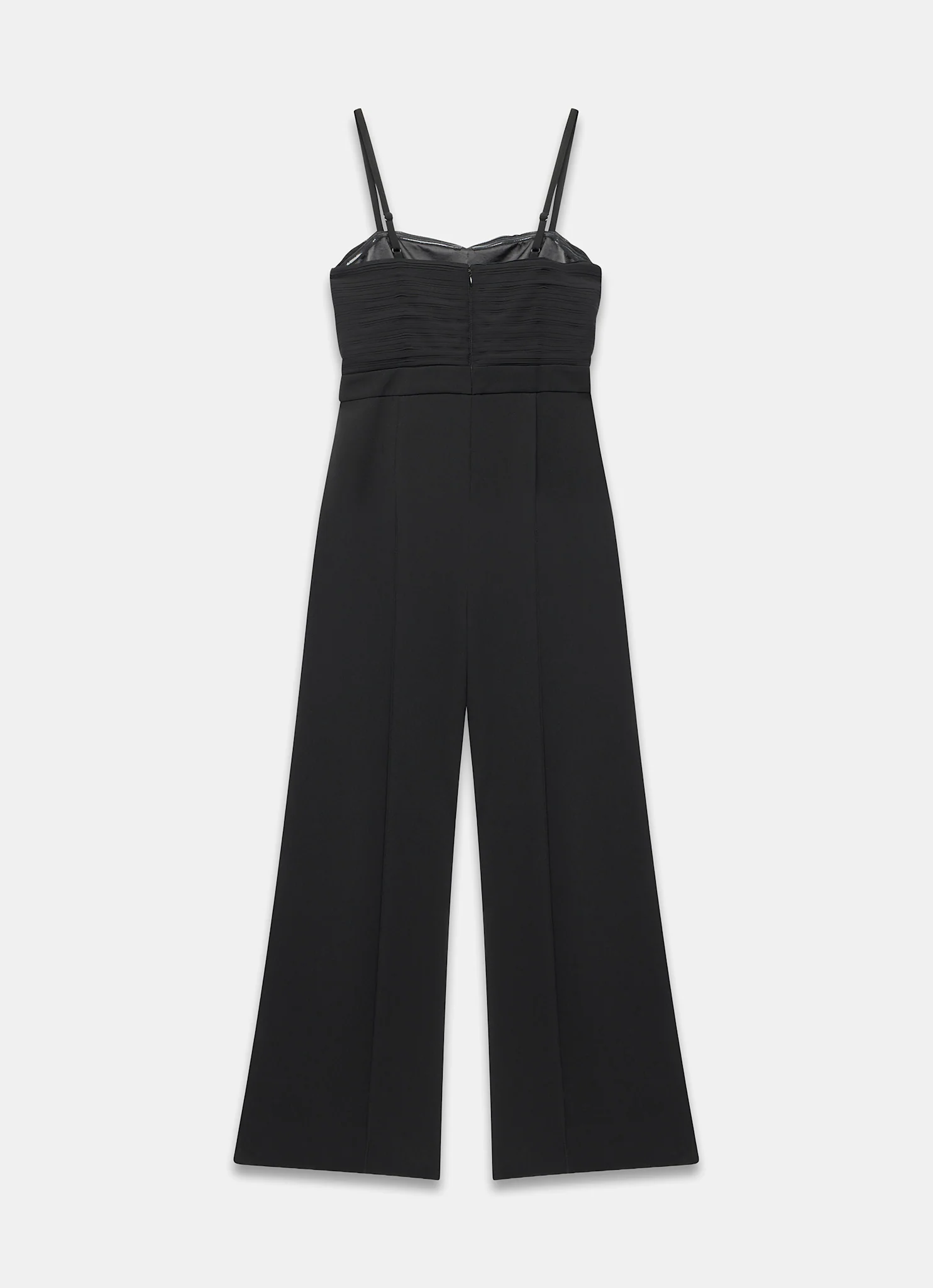 Black Pleated Bandeau Jumpsuit - Image 7