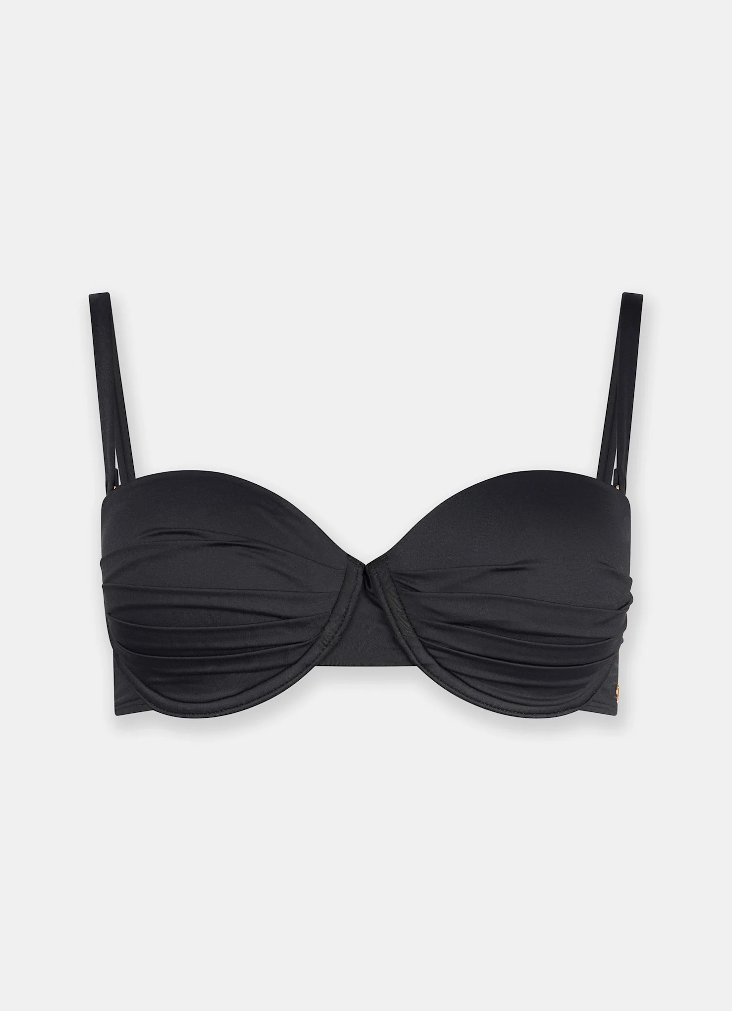 Black Bandeau Bikini Top - Image 7