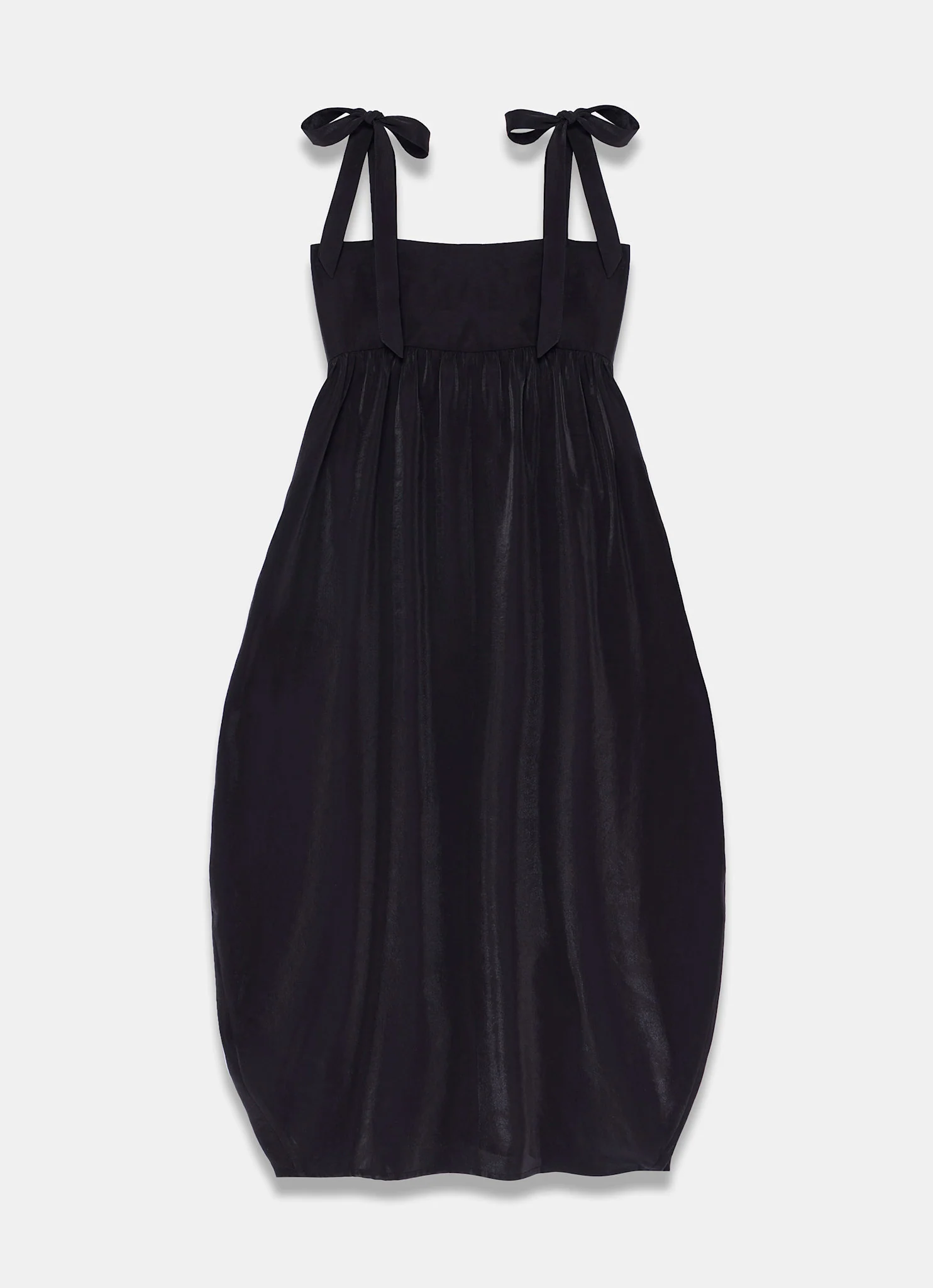 Black Tulip Wrap Midi Dress - Image 7