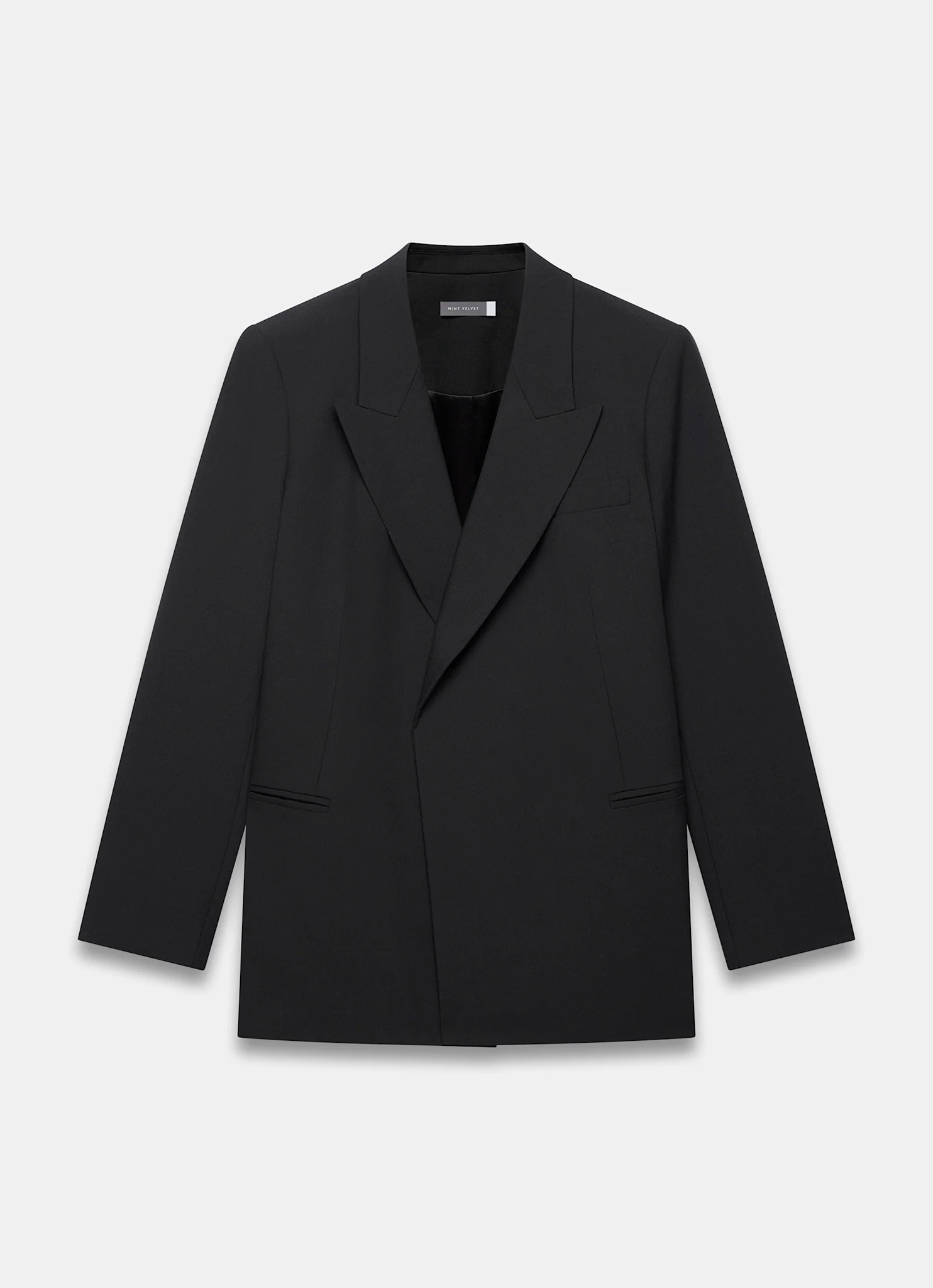 Black Longline Blazer - Image 6