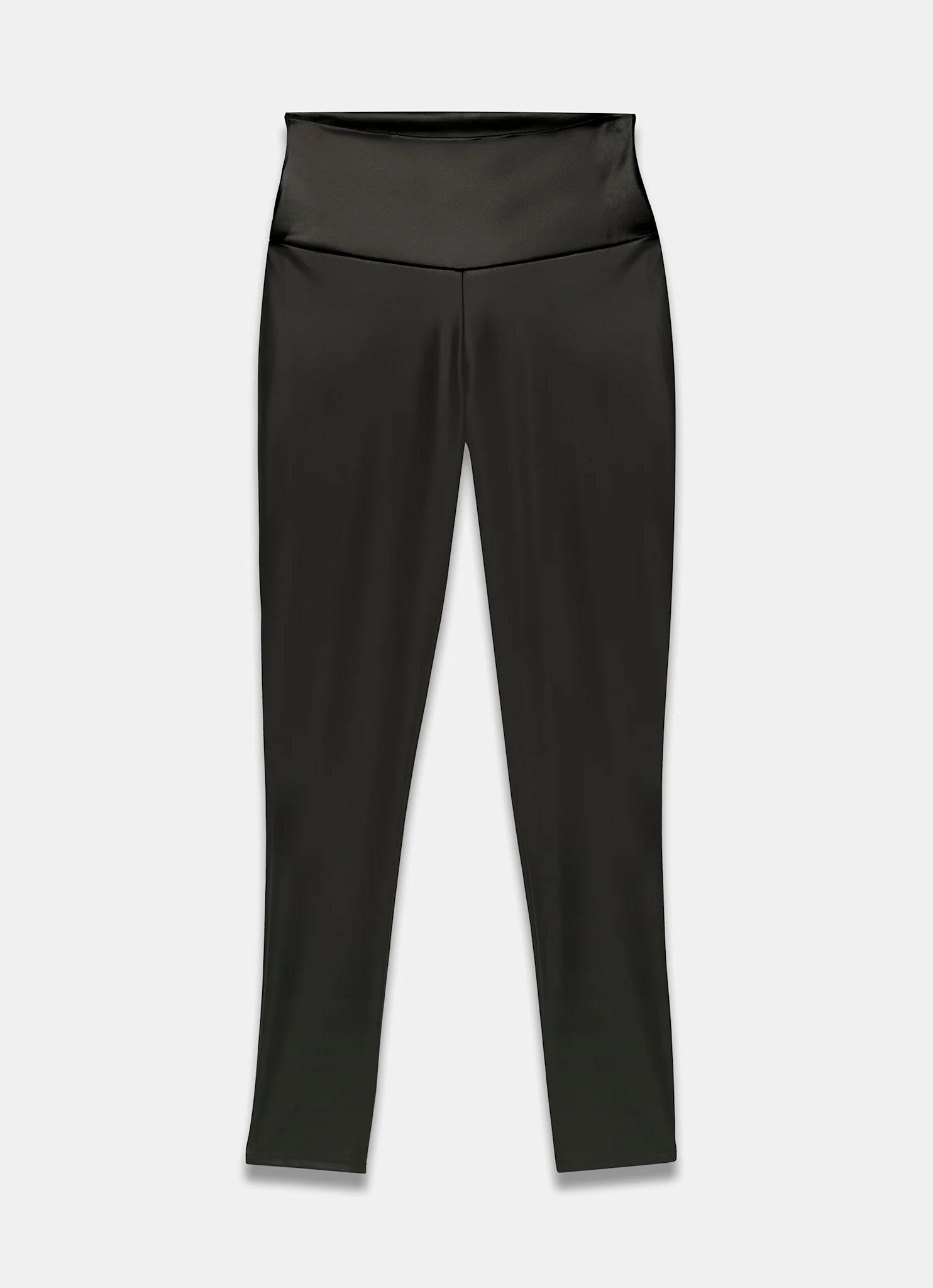 Black Faux Leather Leggings - Image 5