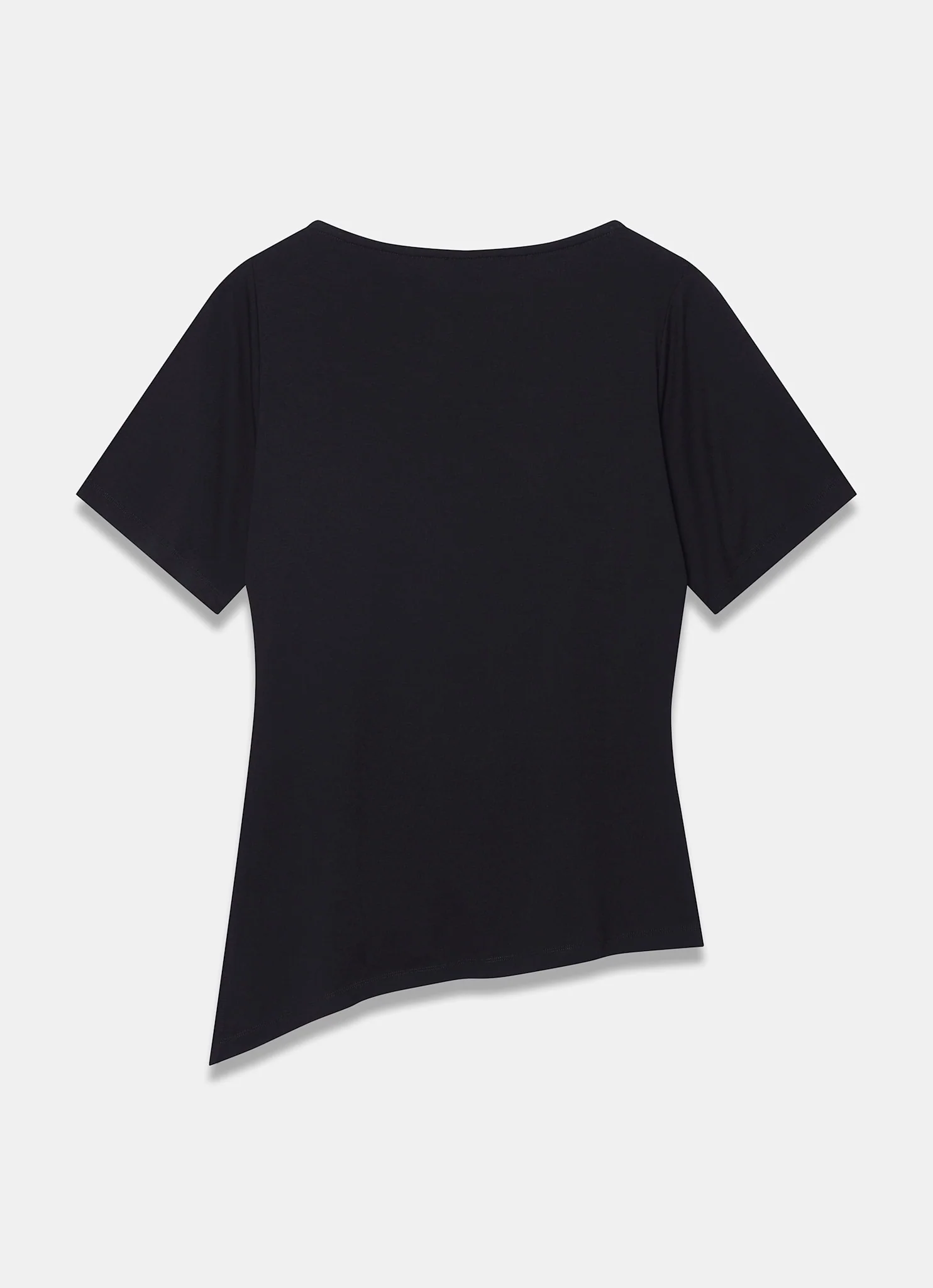 Black Gathered Detail Top - Image 8