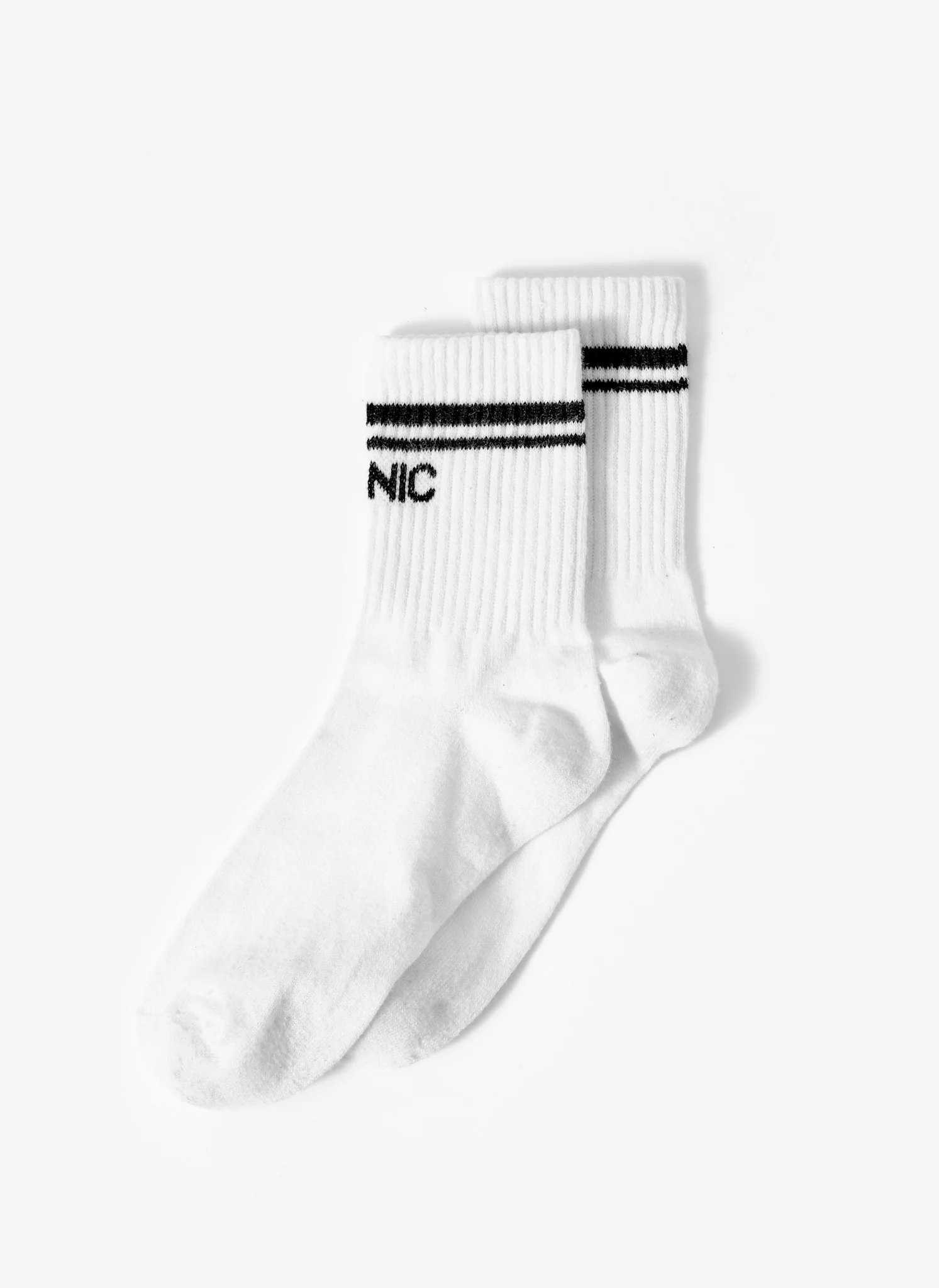 Black Iconic Slogan Ankle Socks - Image 2
