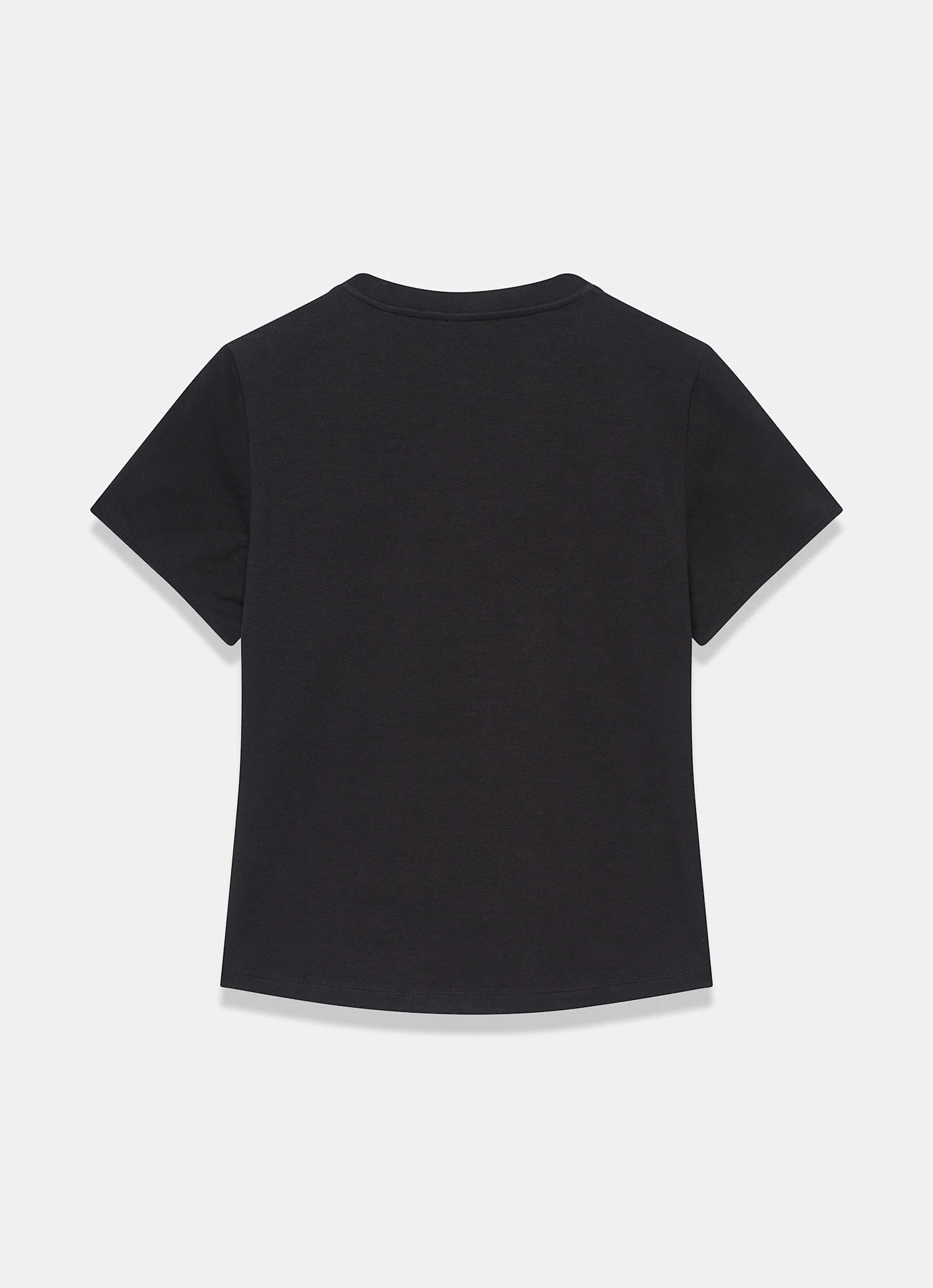 Black Lace Trim T-Shirt - Image 7