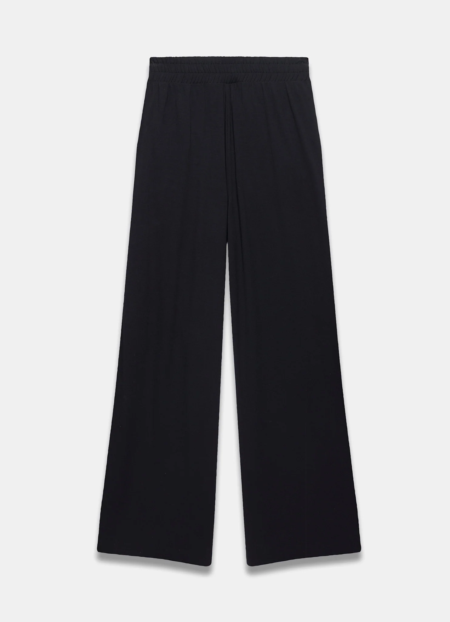 Black Palazzo Wide Leg Trousers - Image 7