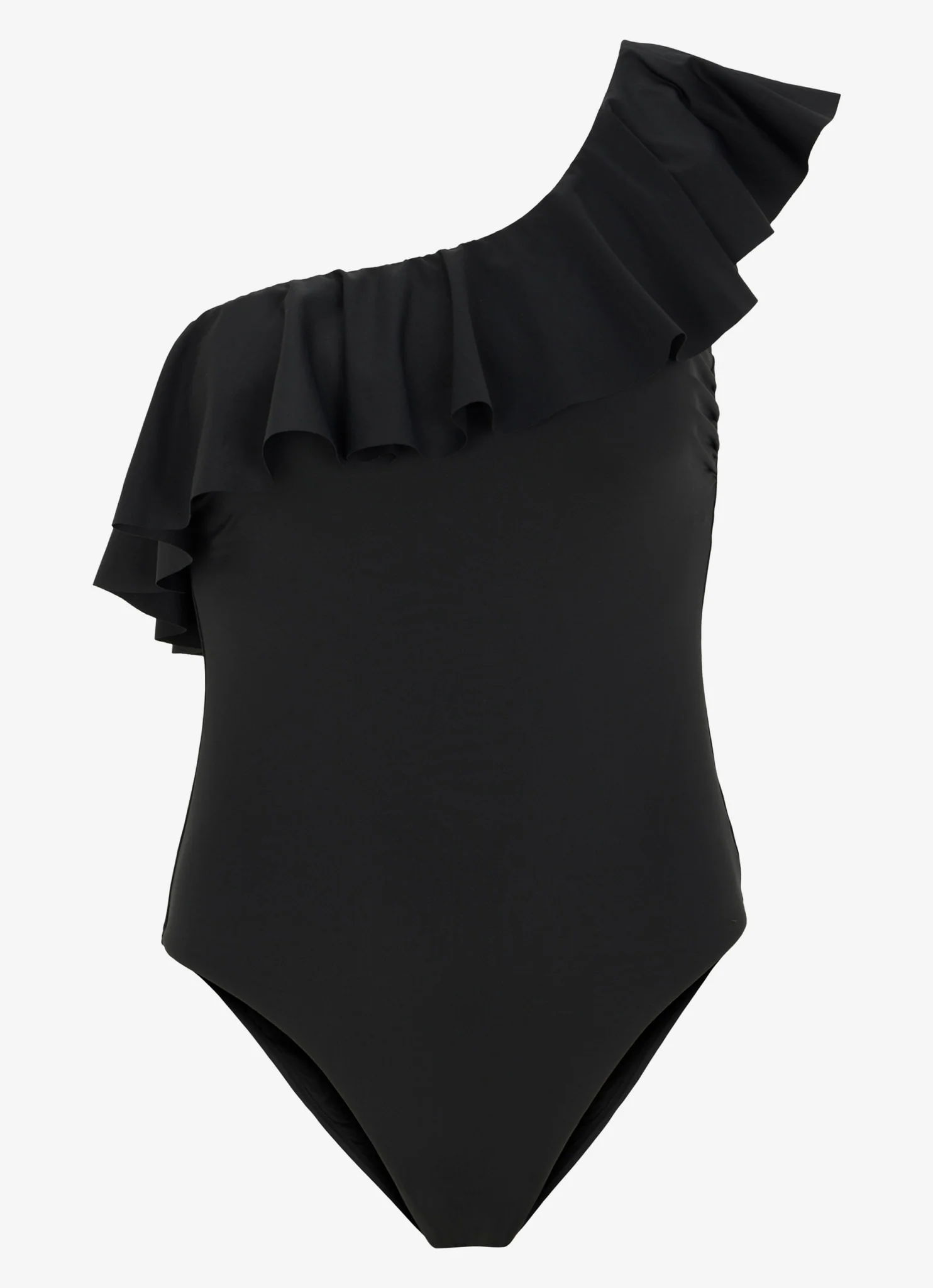 Black Ruffle Swimsuit - Image 7