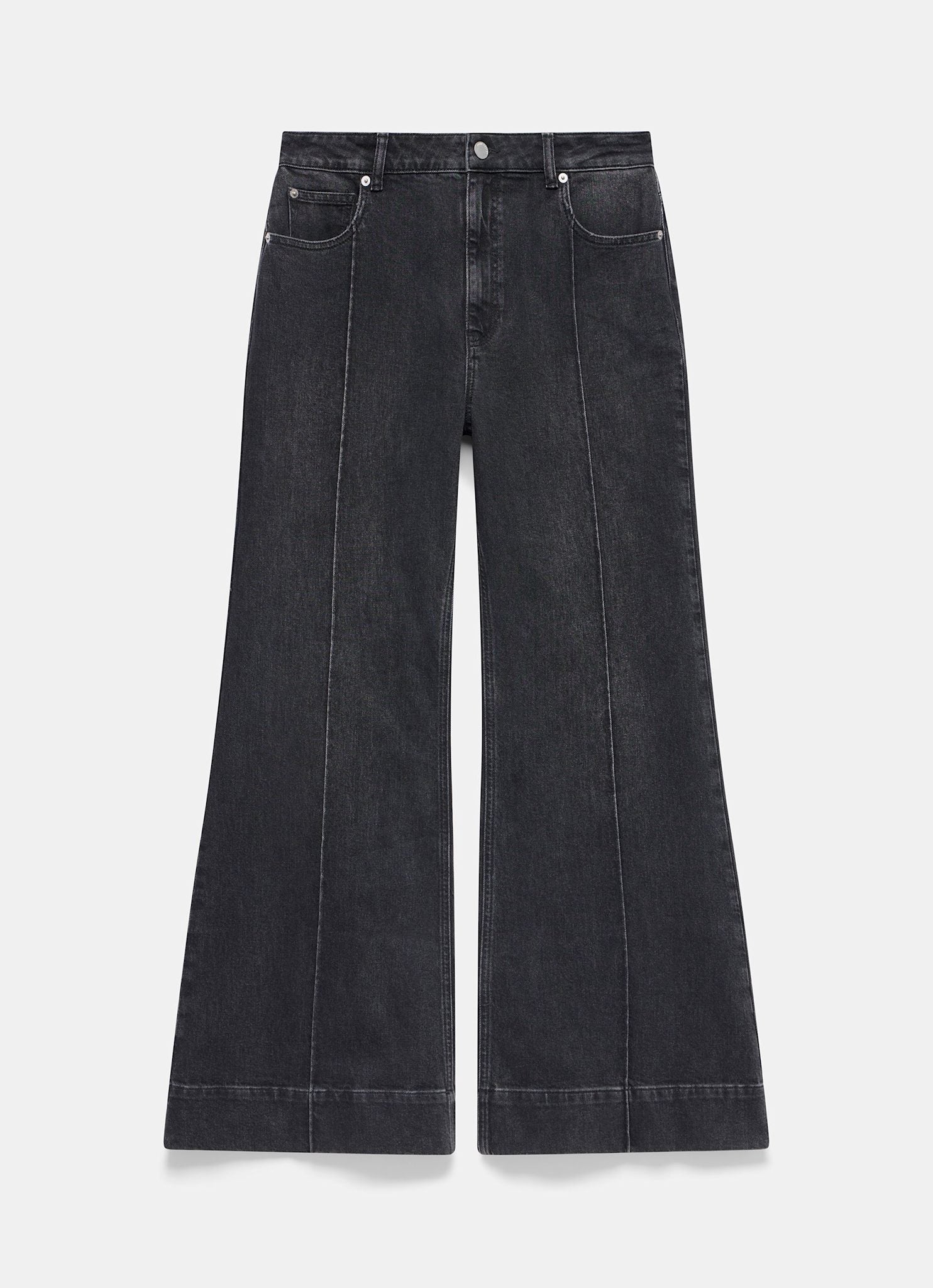 Black Flared Jeans - Image 6