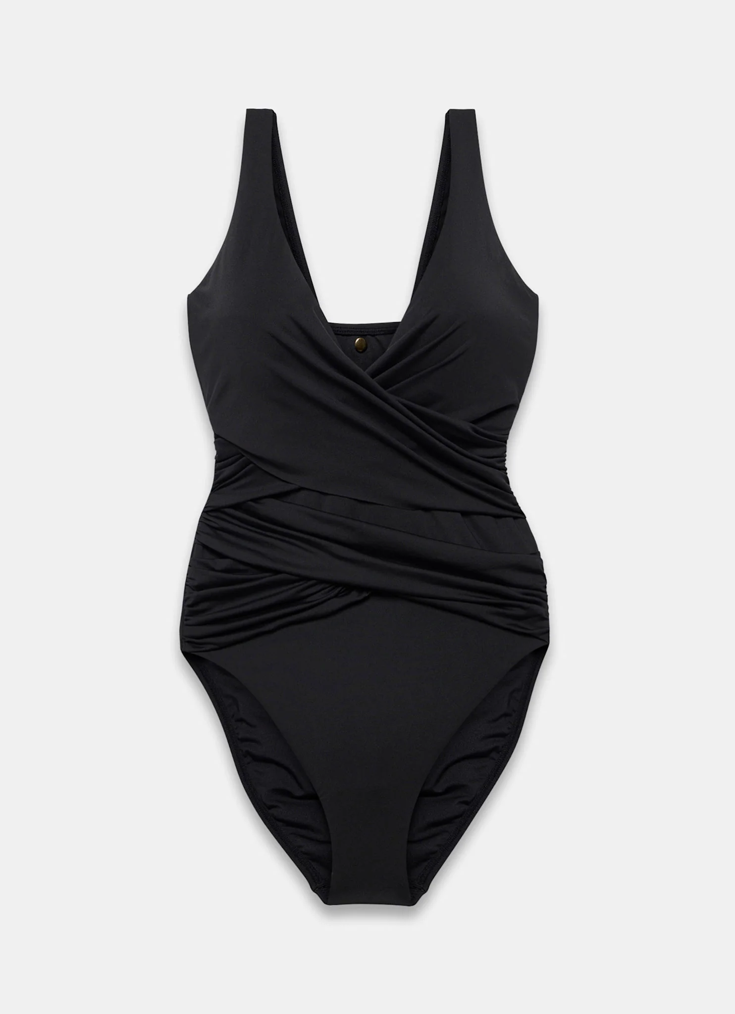 Black Twist Plunge Swimsuit - Image 6