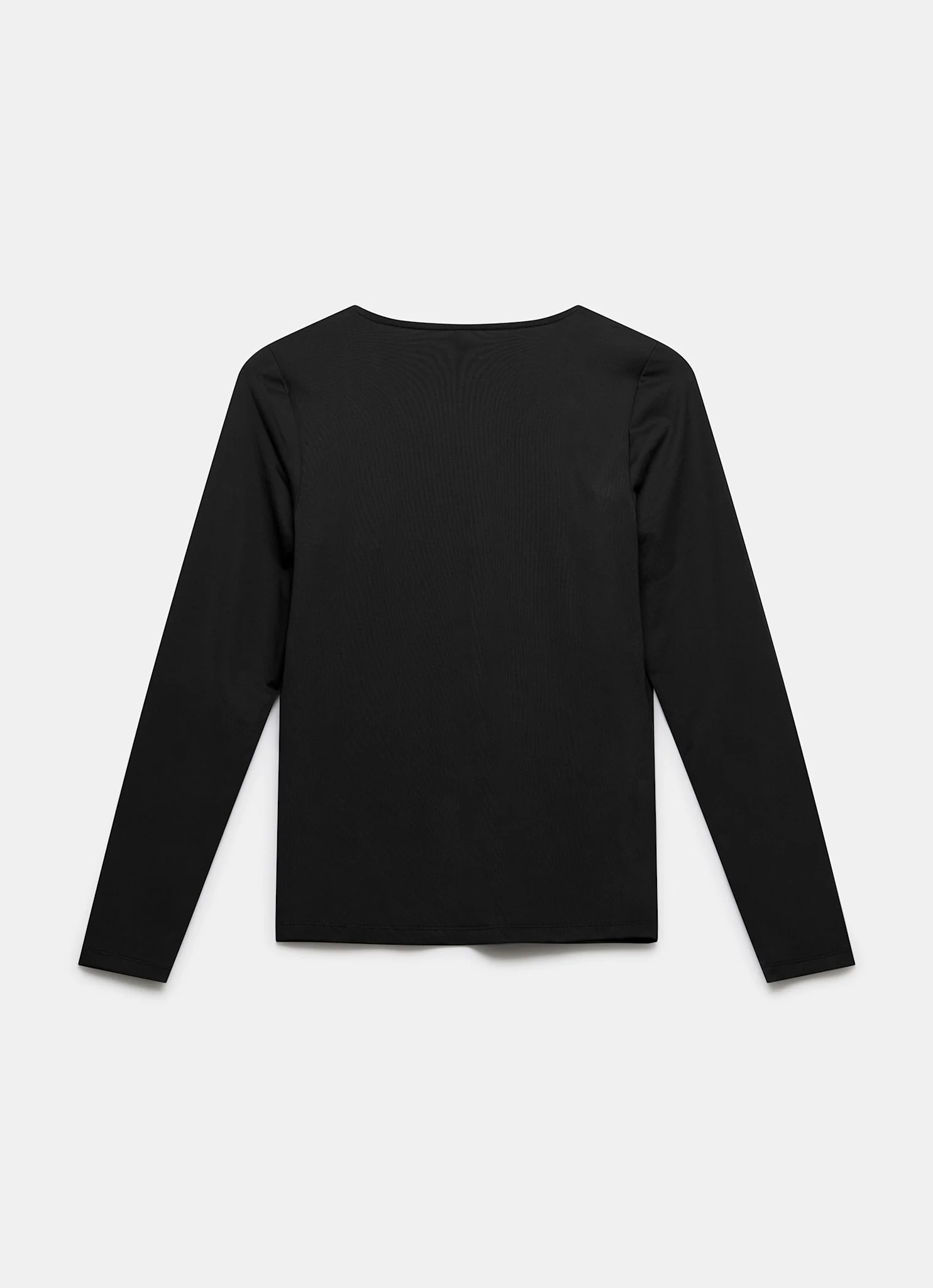 Black V Neck Layering Top - Image 7