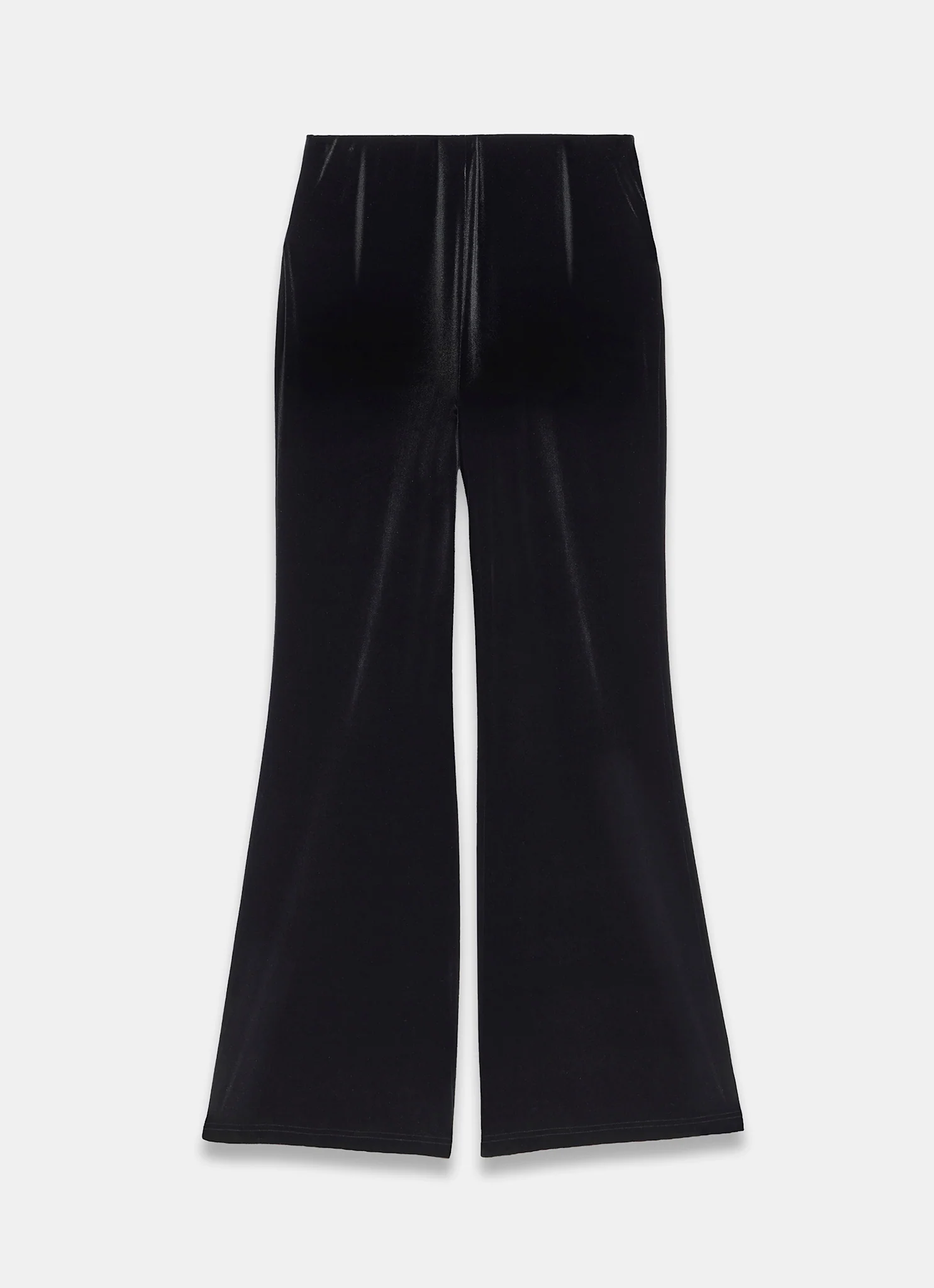 Black Velvet Wide Trousers - Image 6