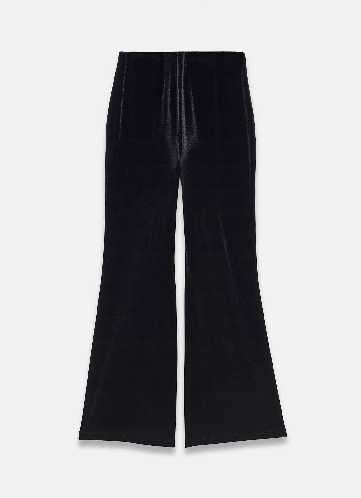 Black Velvet Wide Trousers - Image 7