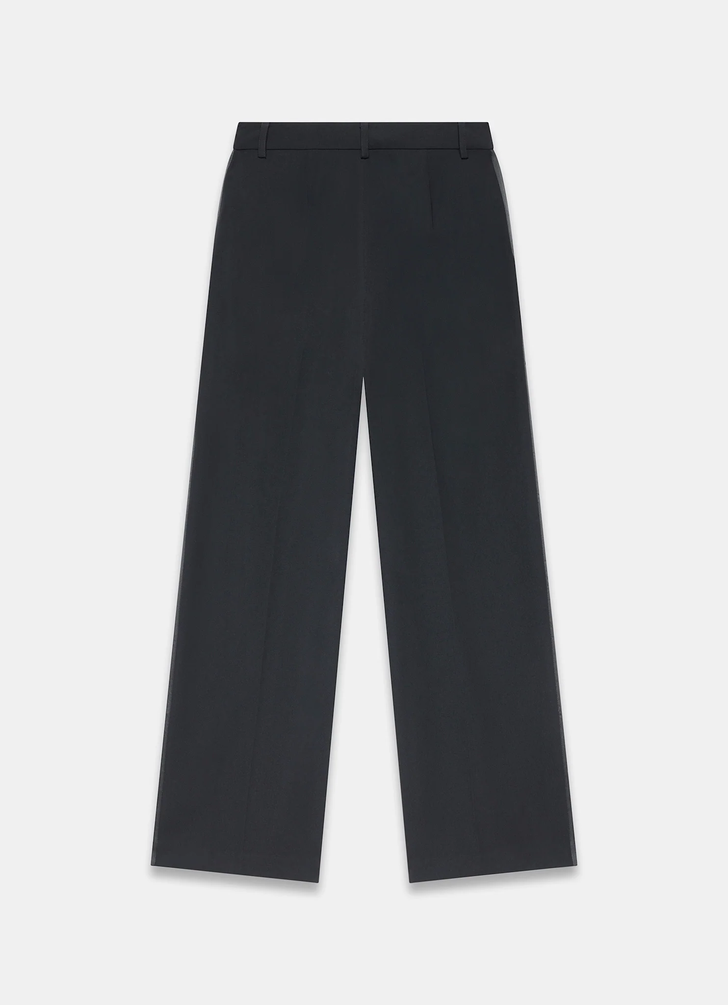 Black Tailored Wide Trousers - Image 8