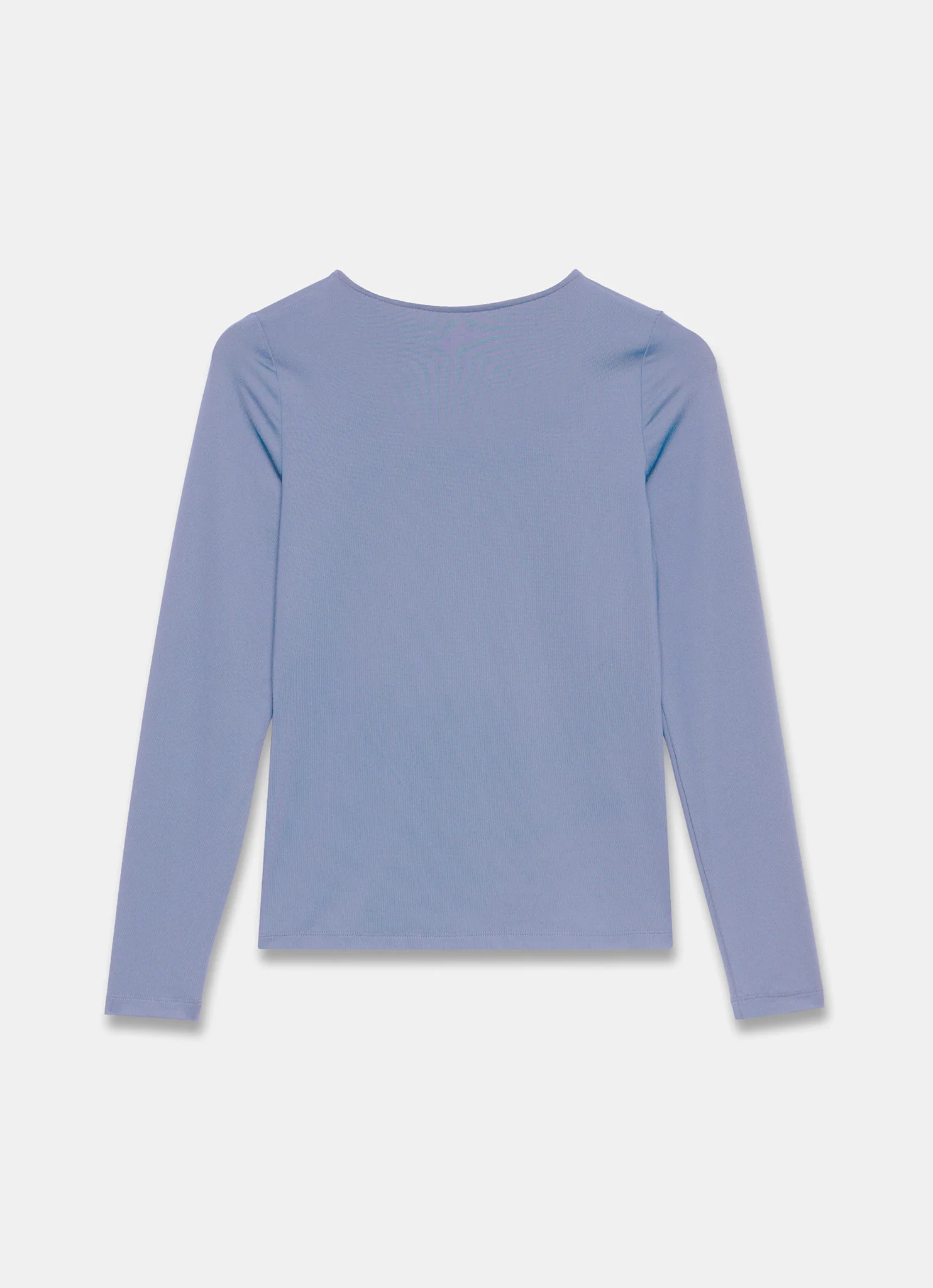 Blue Crew Neck Layering Top - Image 7