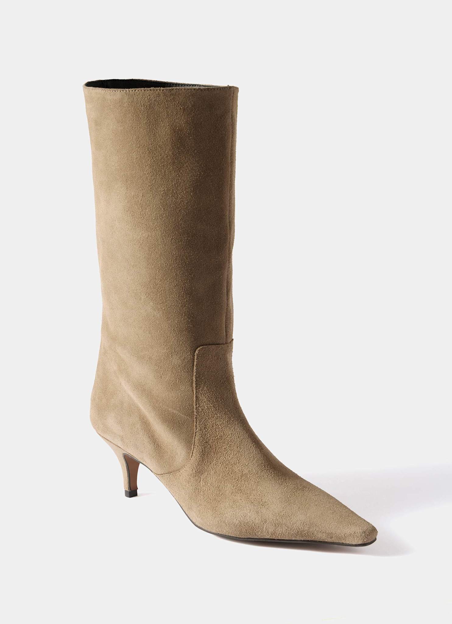 Bode Neutral Suede Calf Boots - Image 5
