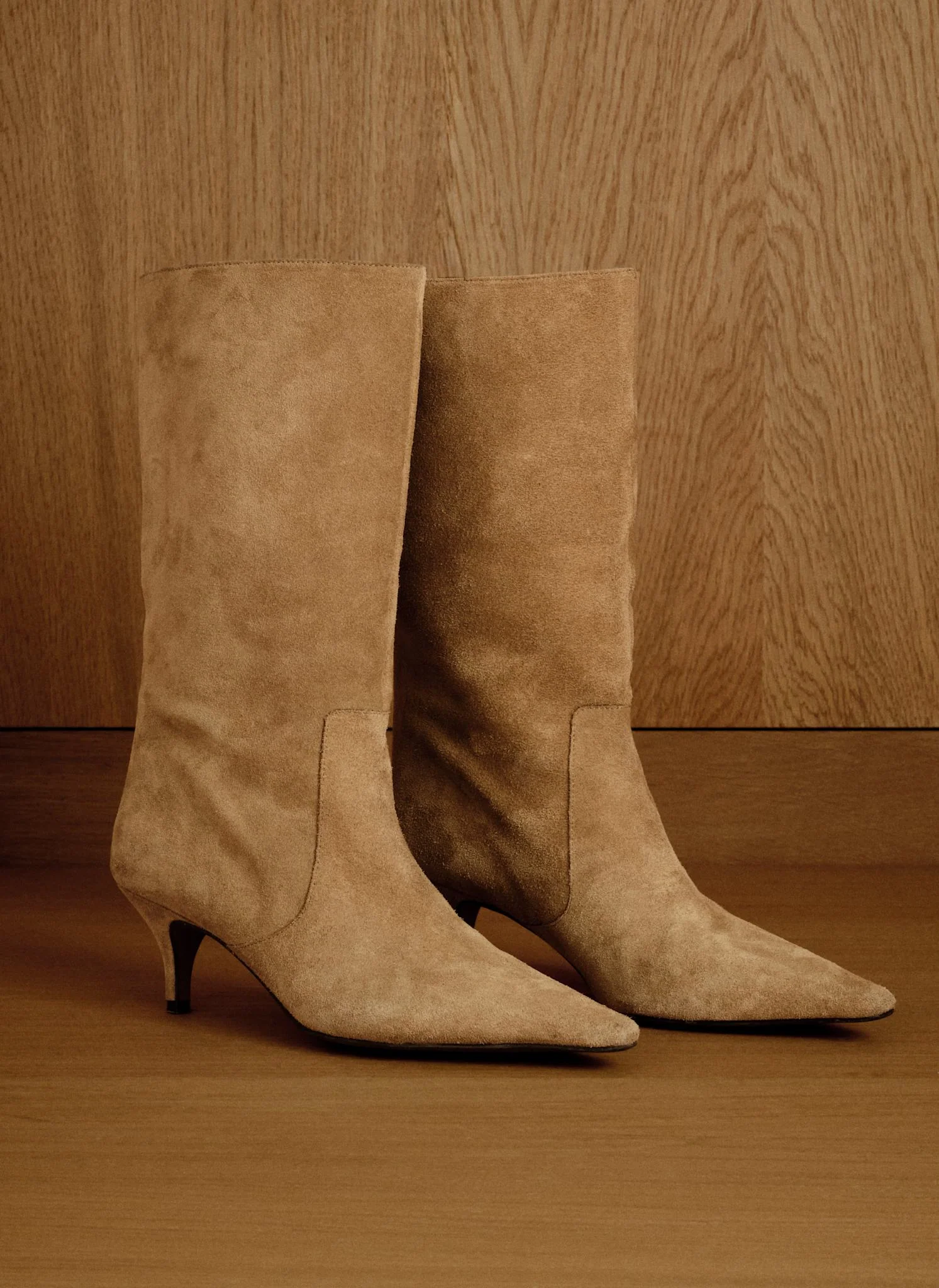 Bode Neutral Suede Calf Boots - Image 6