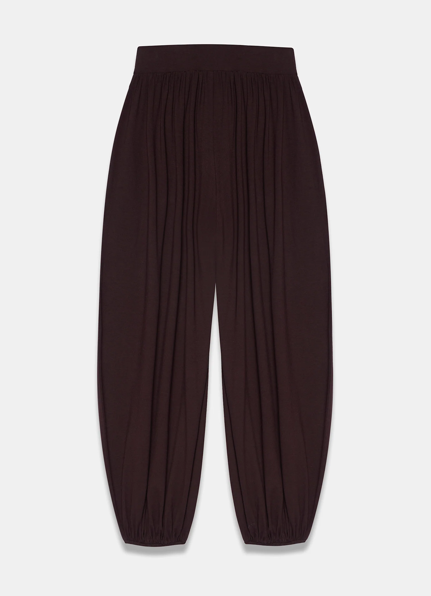 Brown Jersey Balloon Trousers - Image 6