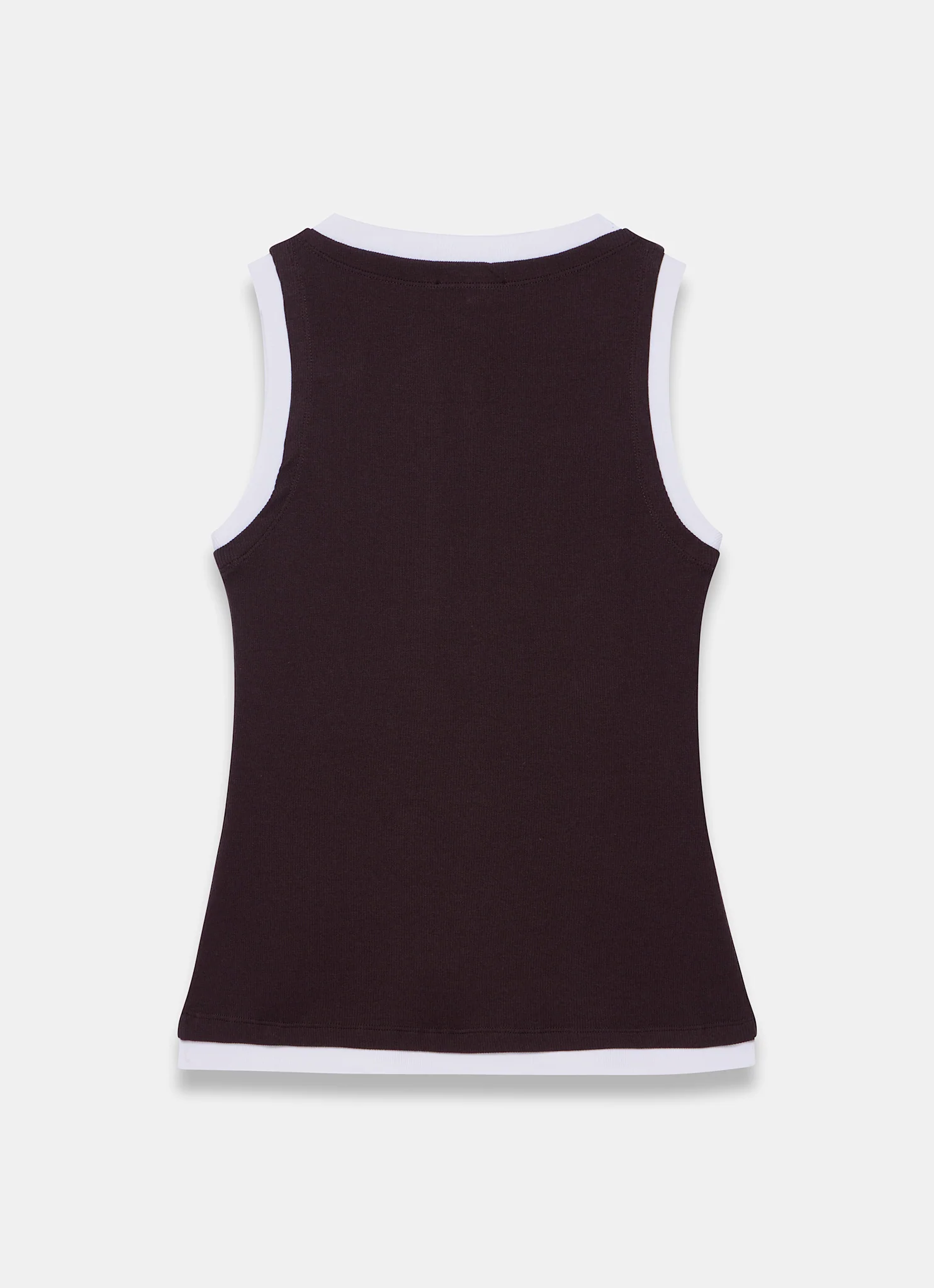 Brown Cotton Blend Sleeveless Top - Image 7