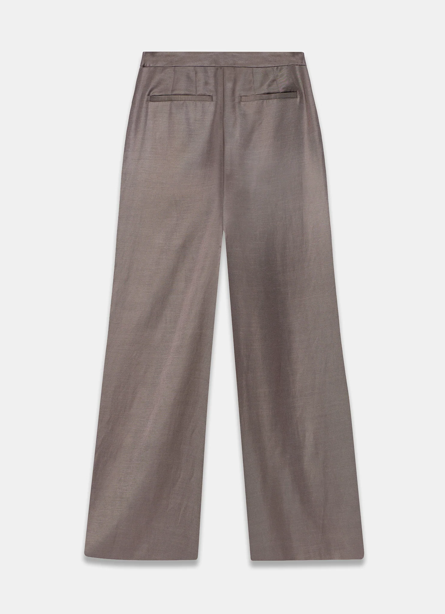 Brown Tailored Wide Leg Trousers - Image 6