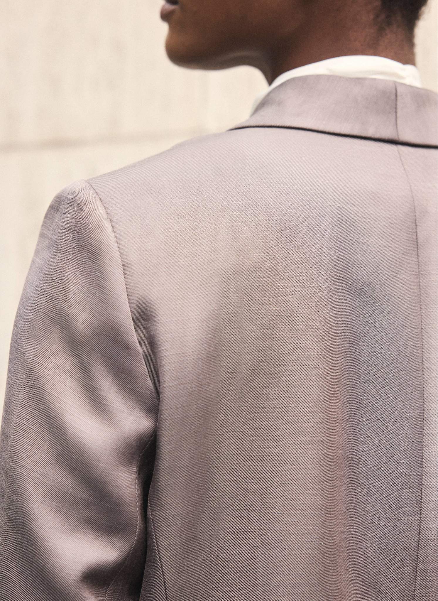 Brown Double Breasted Blazer - Image 5