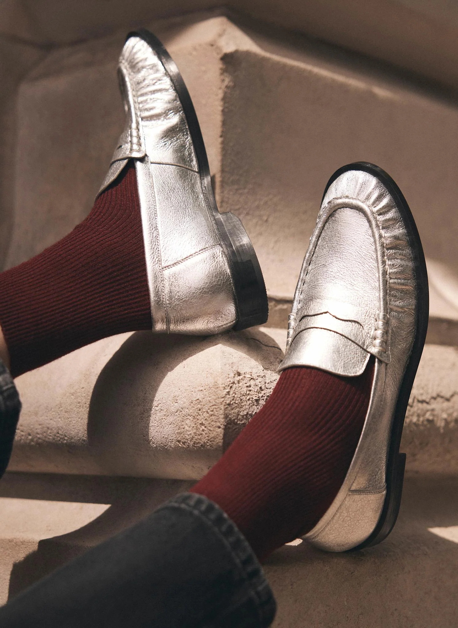 Burgundy Ankle Socks - Image 4
