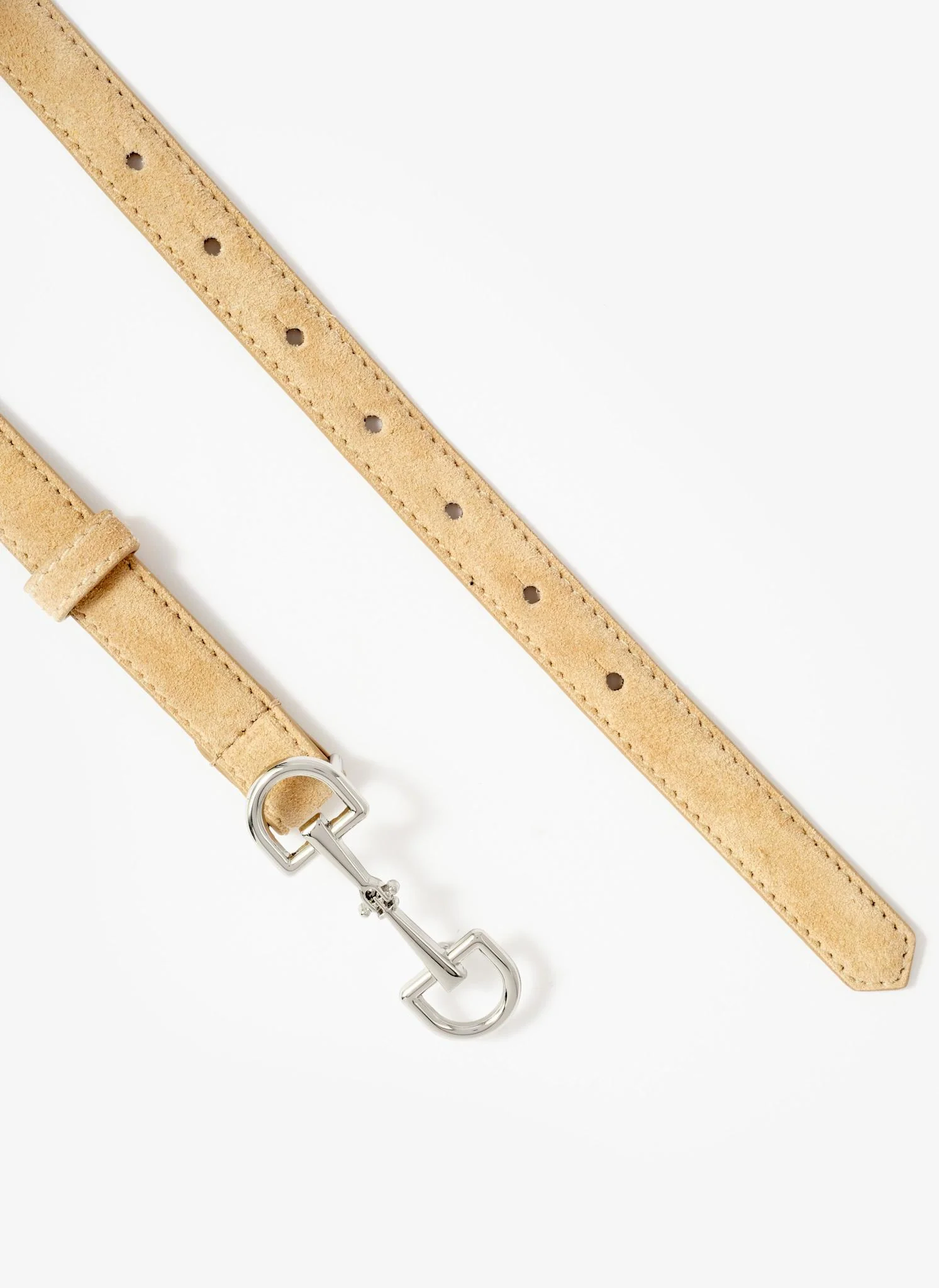 Yellow Suede Snaffle Belt - Image 4
