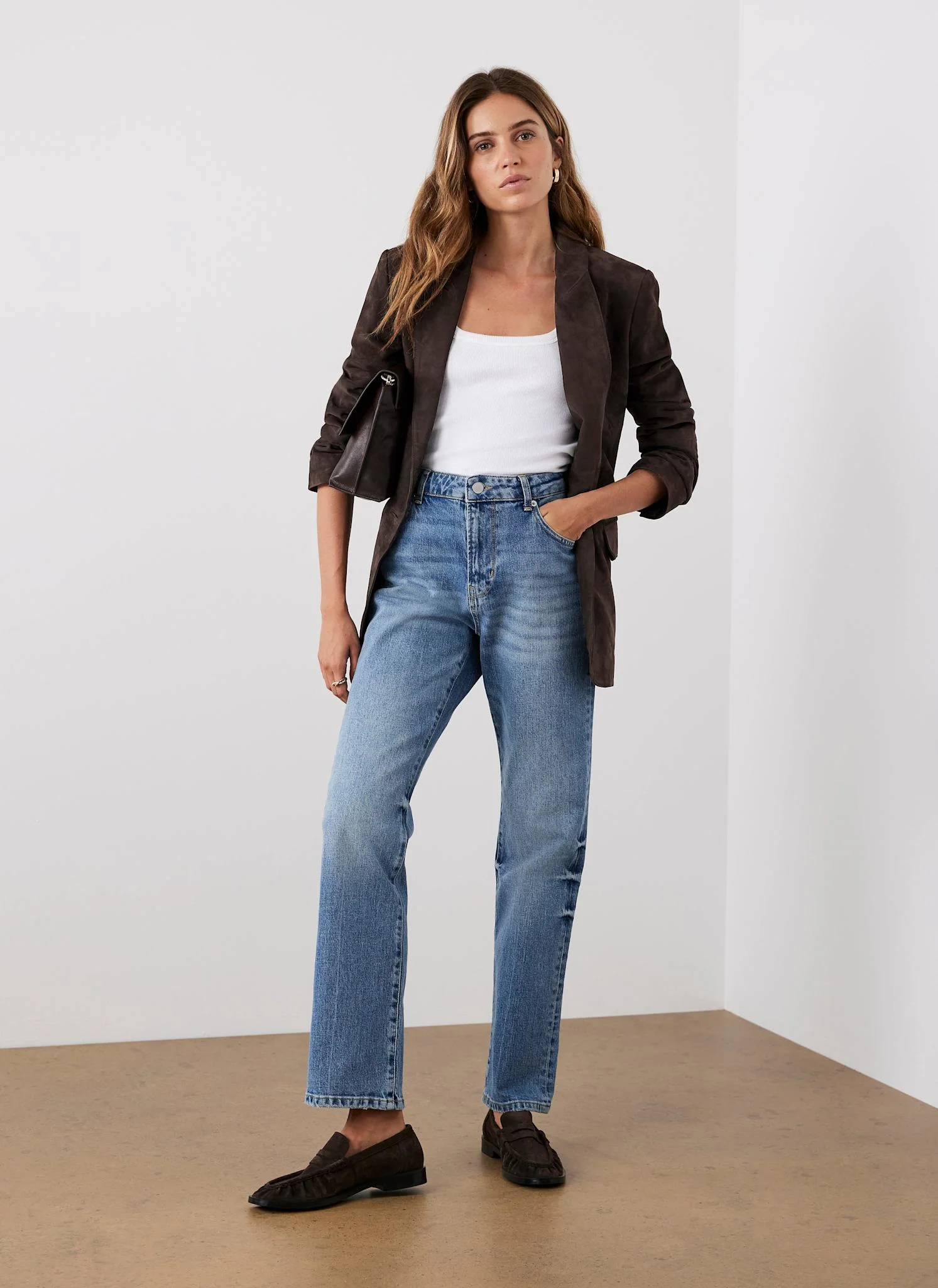 Brown Suede Blazer - Image 6