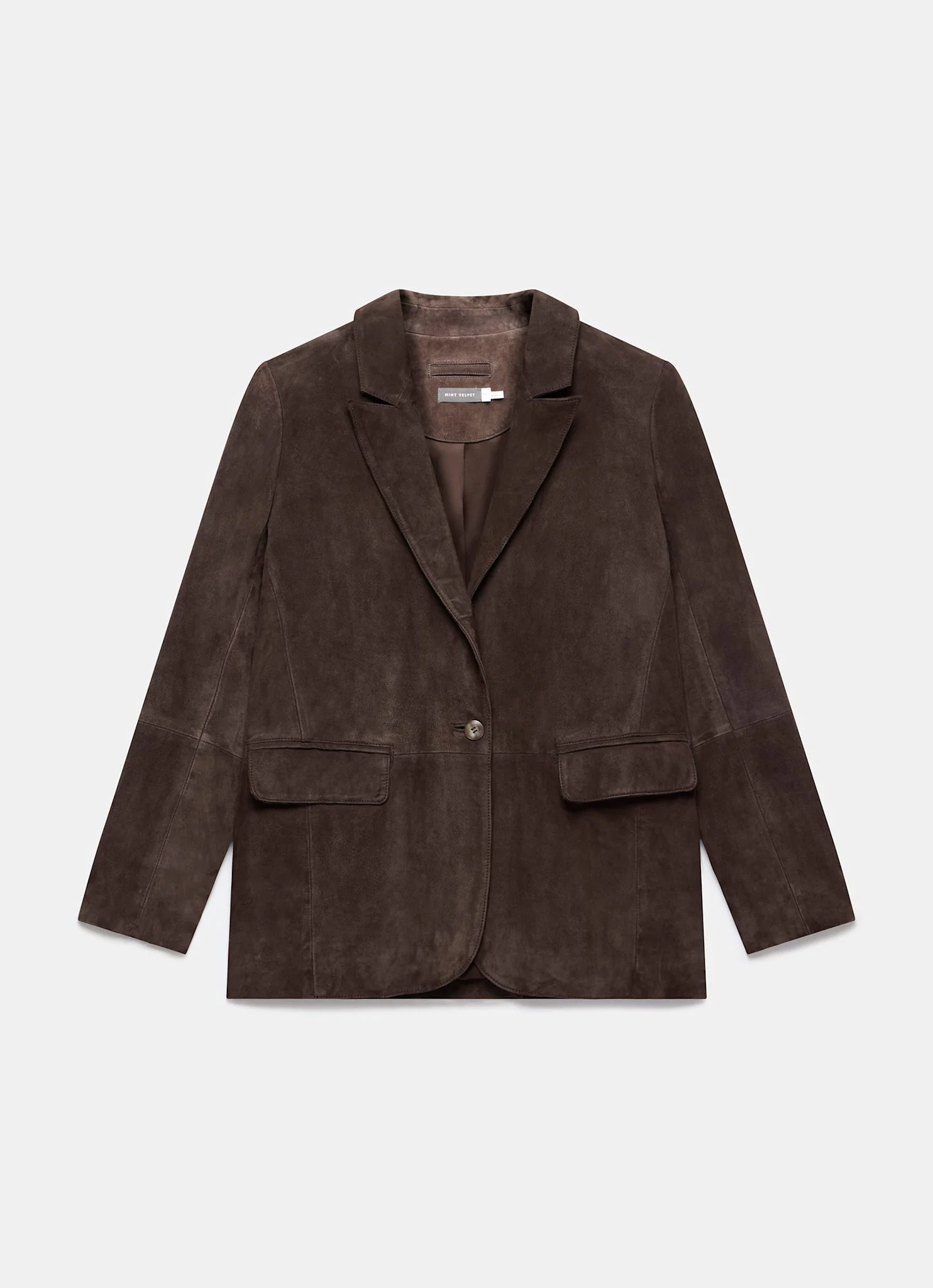 Brown Suede Blazer - Image 7