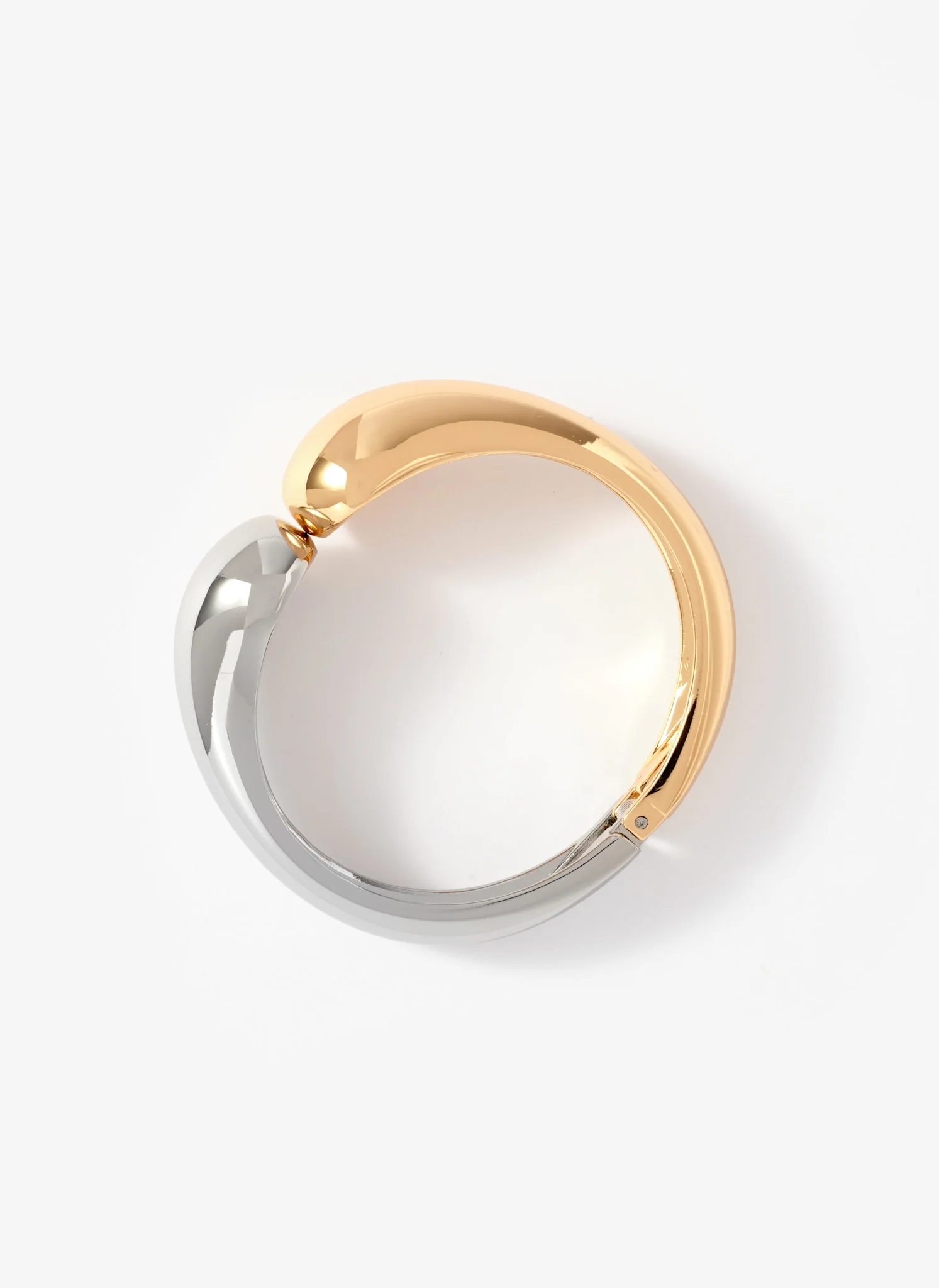 Mixed Metal Clasp Cuff - Image 3