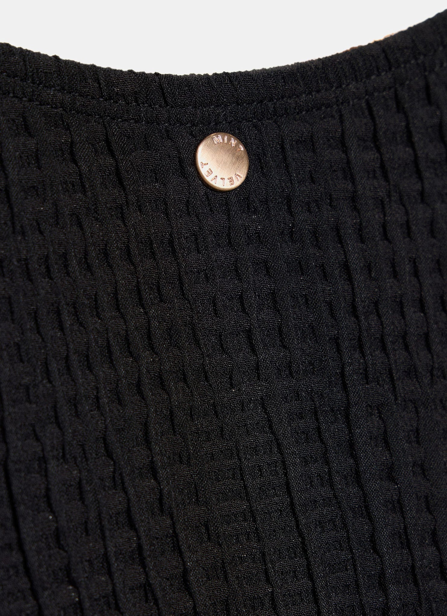 Black Contrast Two Tone Swimsuit - Image 8