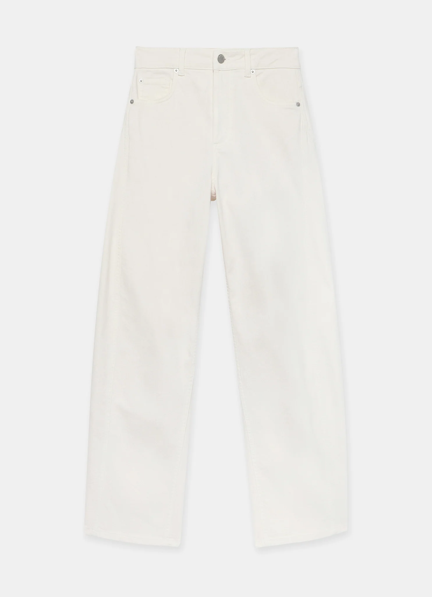Cream Barrel Leg Jeans - Image 7