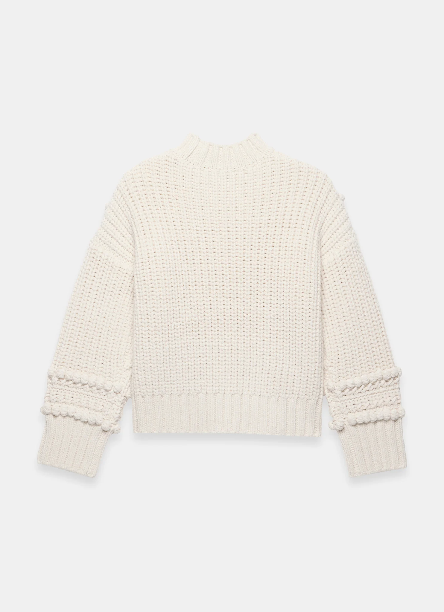 Cream Bobble Detail Knit Jumper - Image 8