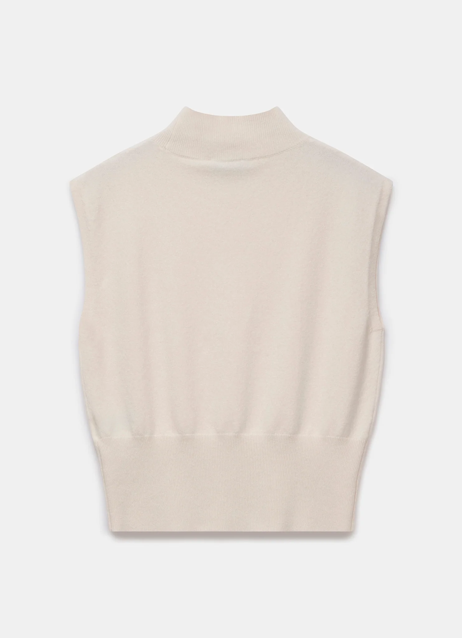 Cream Wool Blend Knit Top - Image 7
