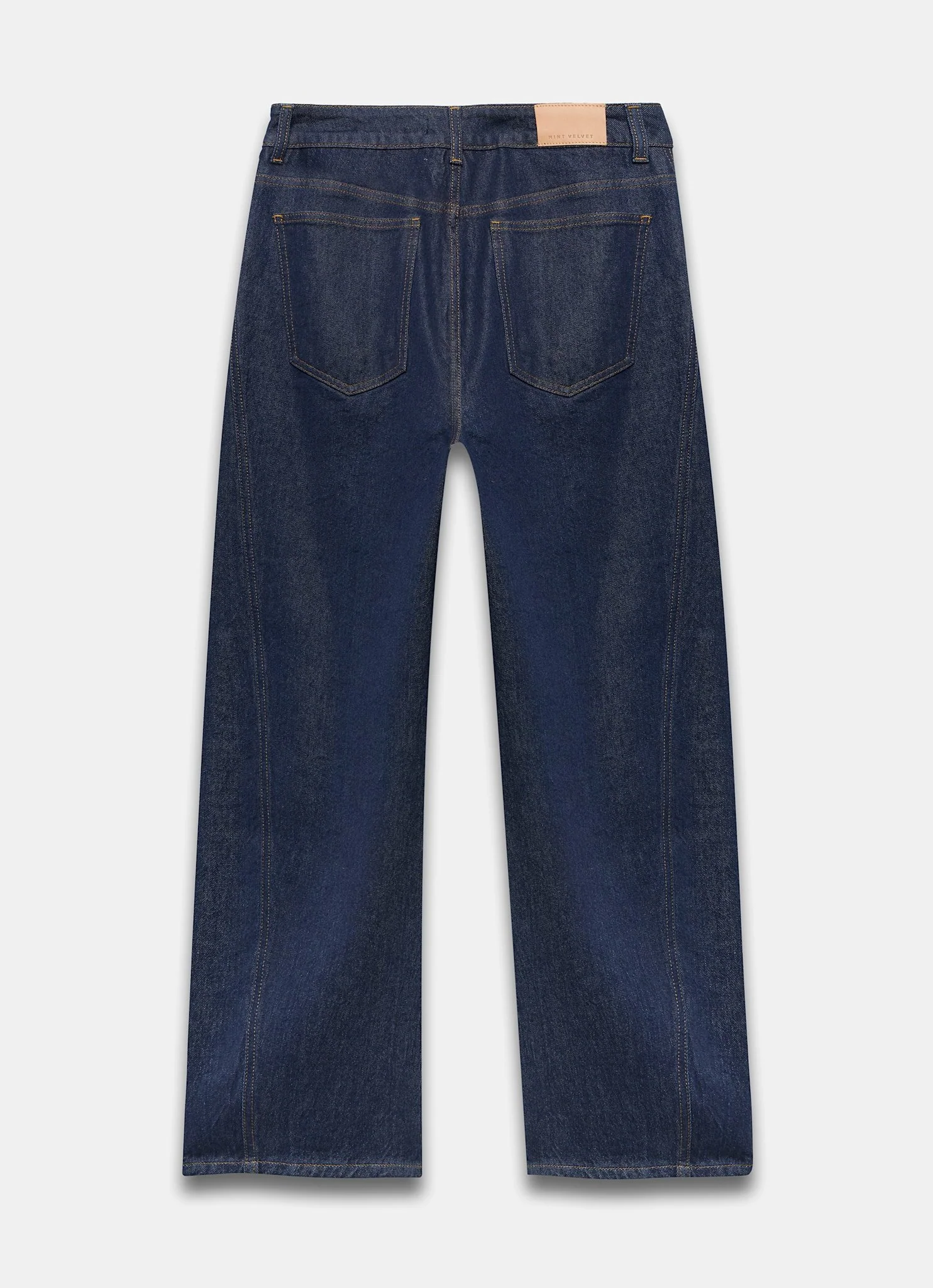 Dark Indigo Barrel Leg Jeans - Image 7