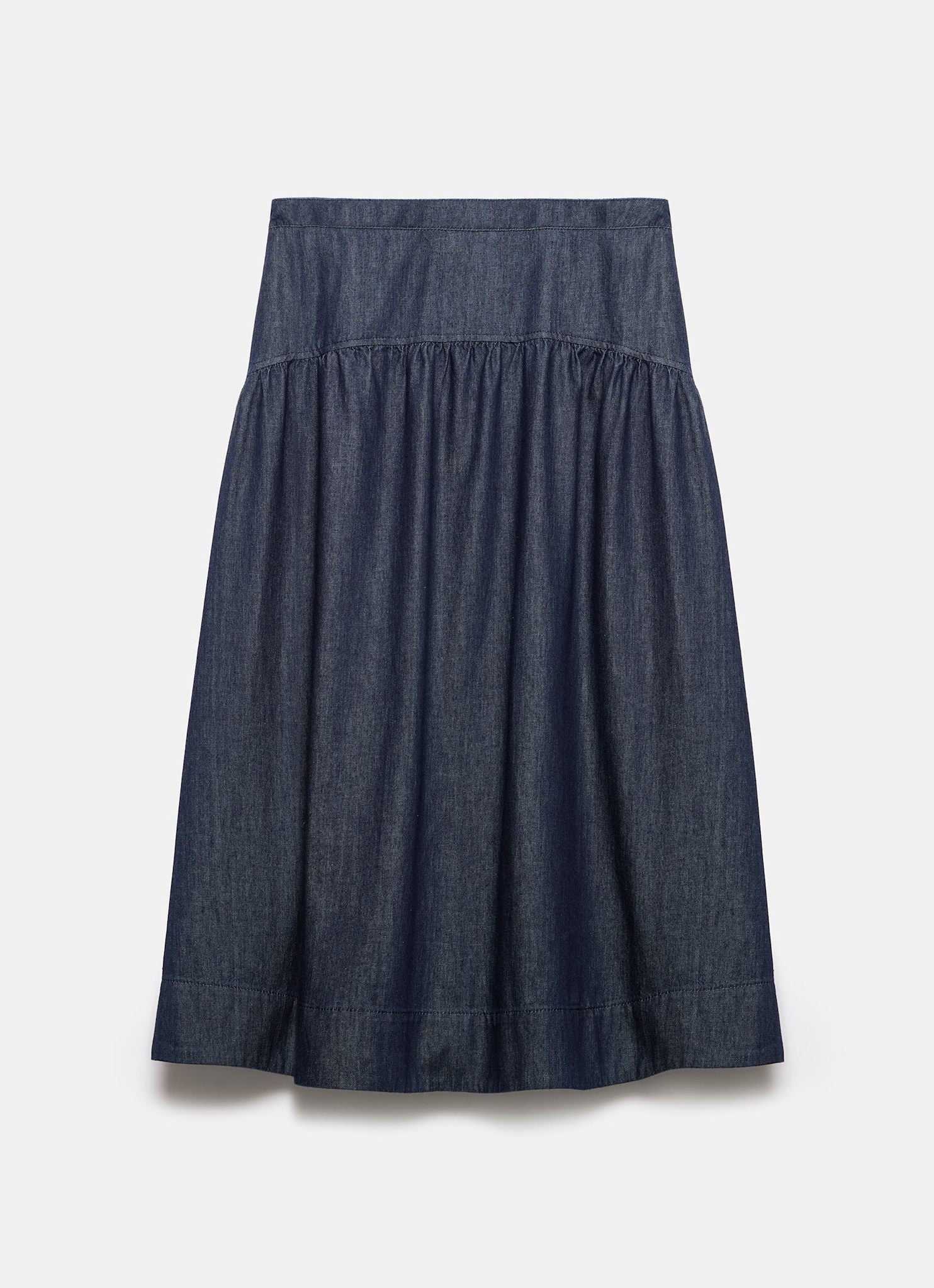 Dark Indigo Denim Maxi Skirt - Image 6