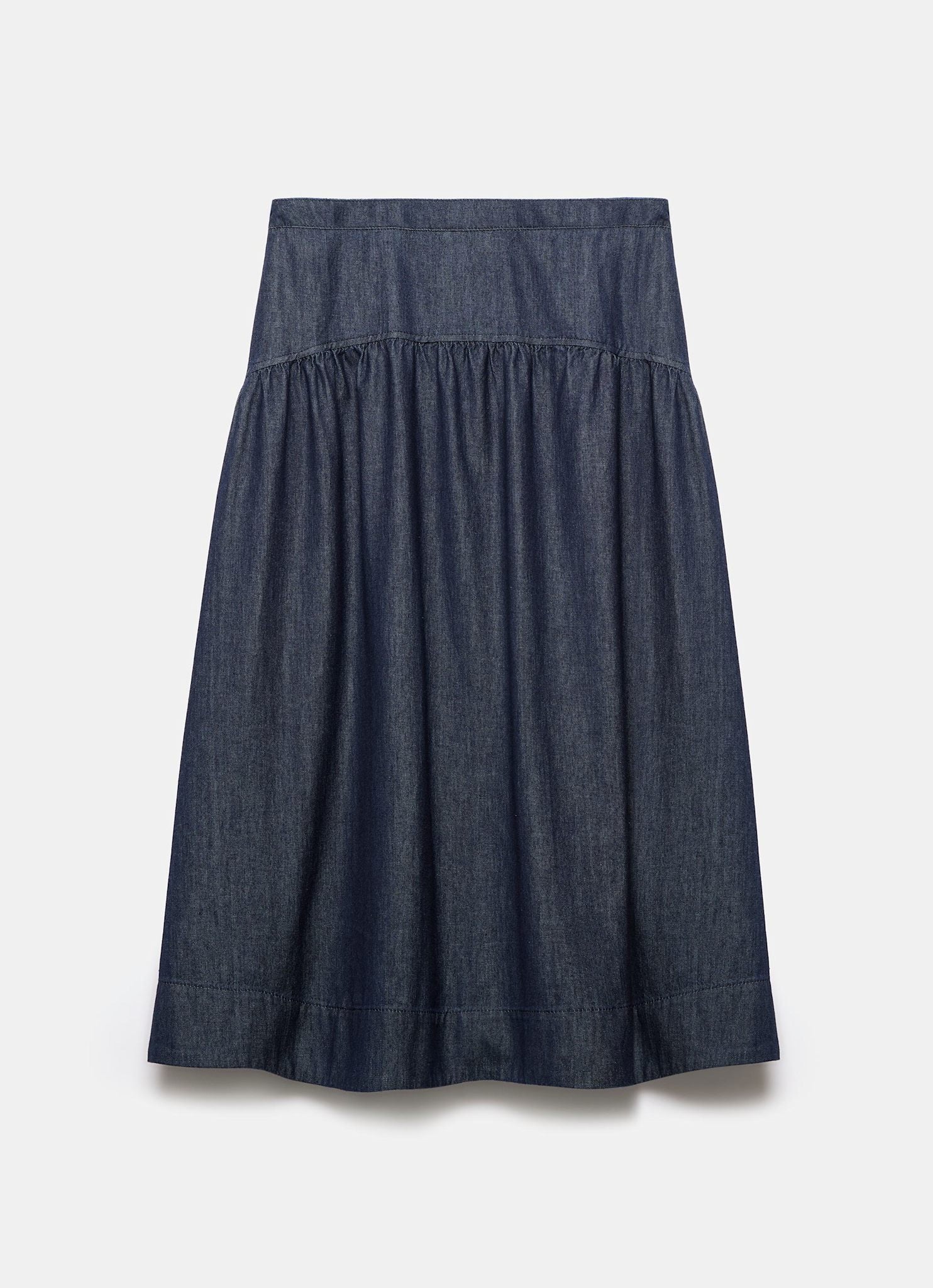 Dark Indigo Denim Maxi Skirt - Image 7