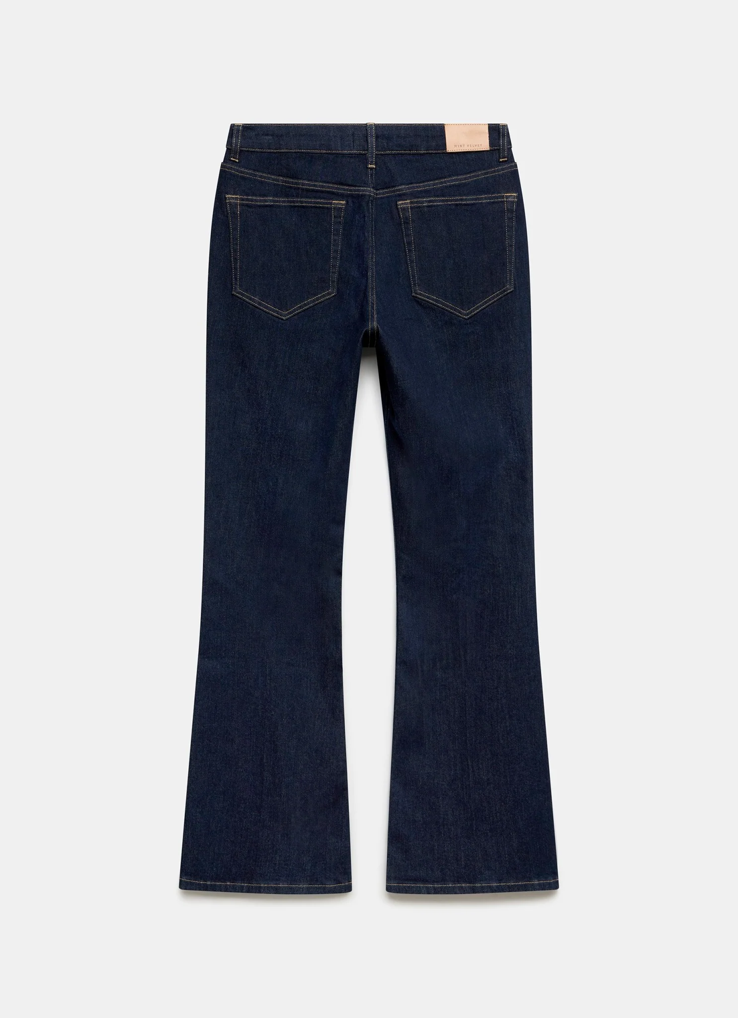Indigo Sculpting Flare Jeans - Image 8