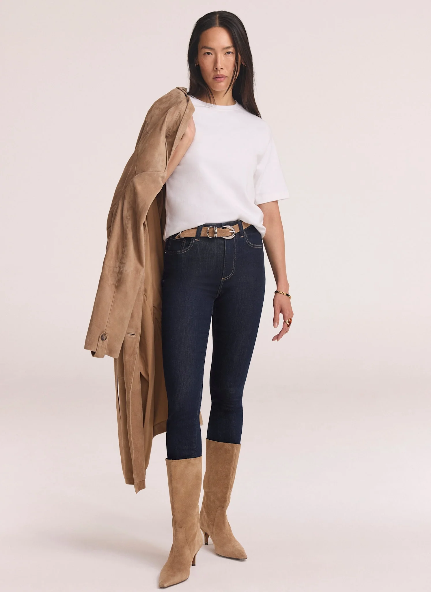 Dark Indigo Sculpting Skinny Jeans - Image 3