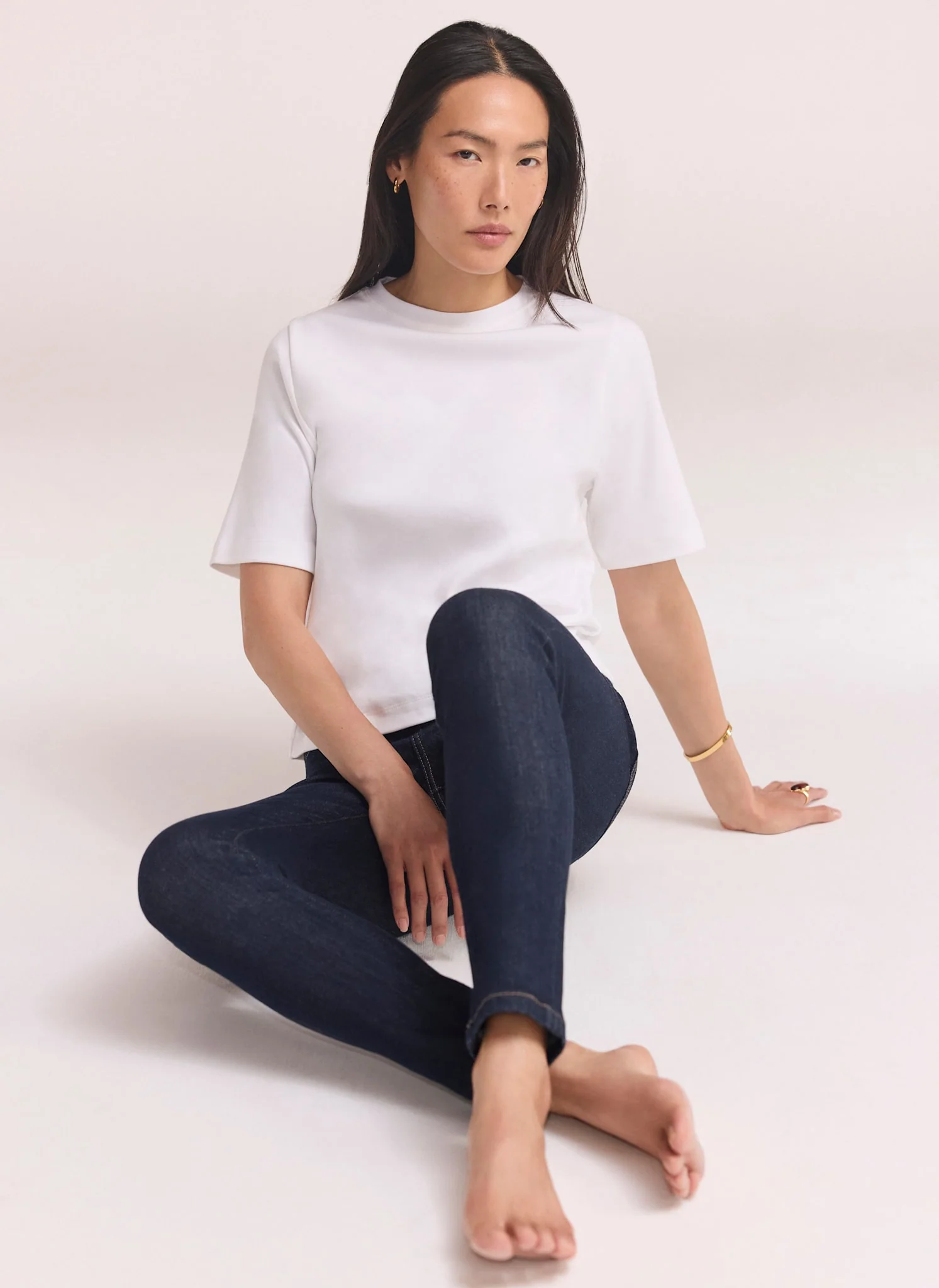 Dark Indigo Sculpting Skinny Jeans - Image 6