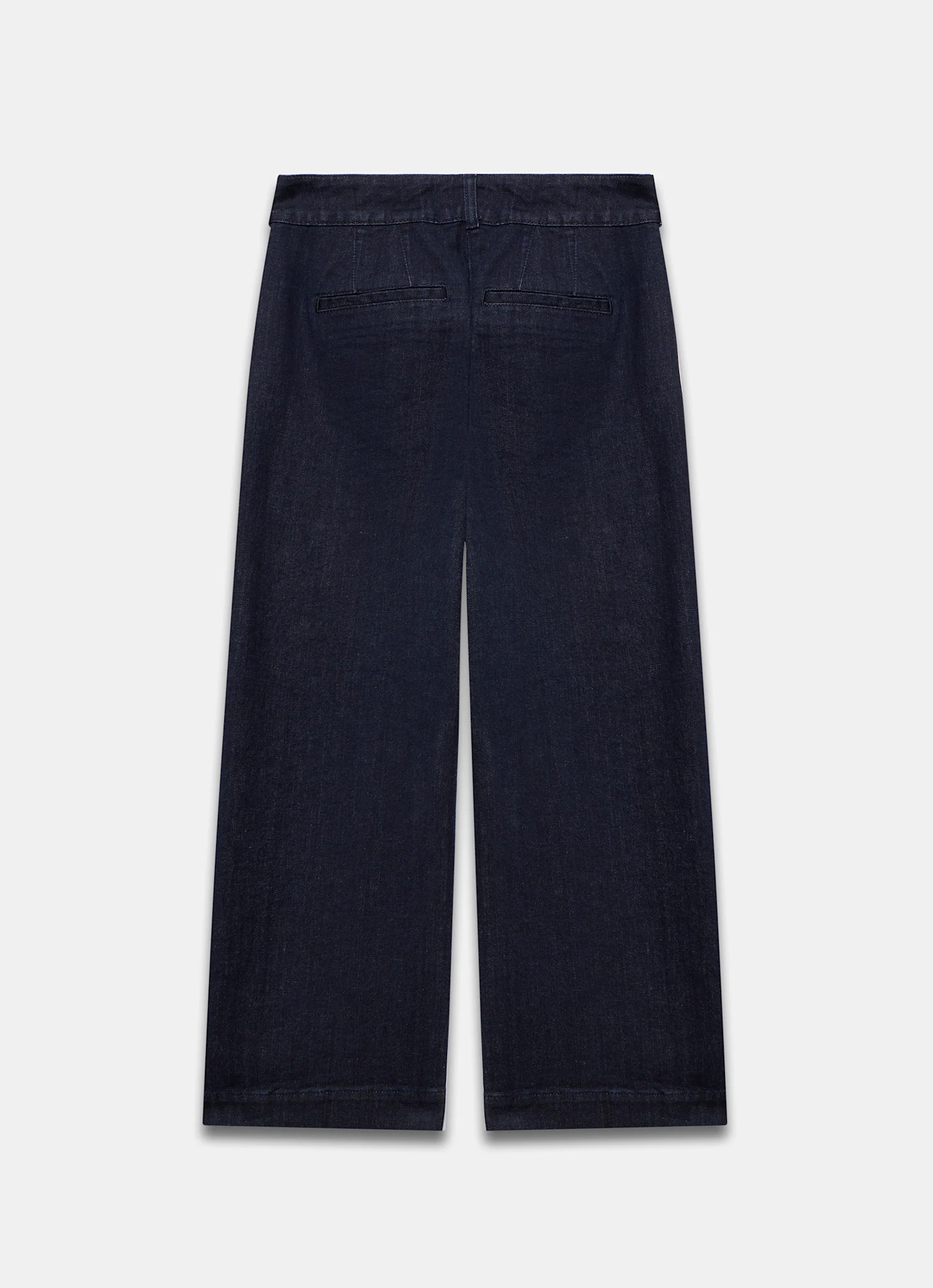 Dark Indigo Cropped Jeans - Image 8