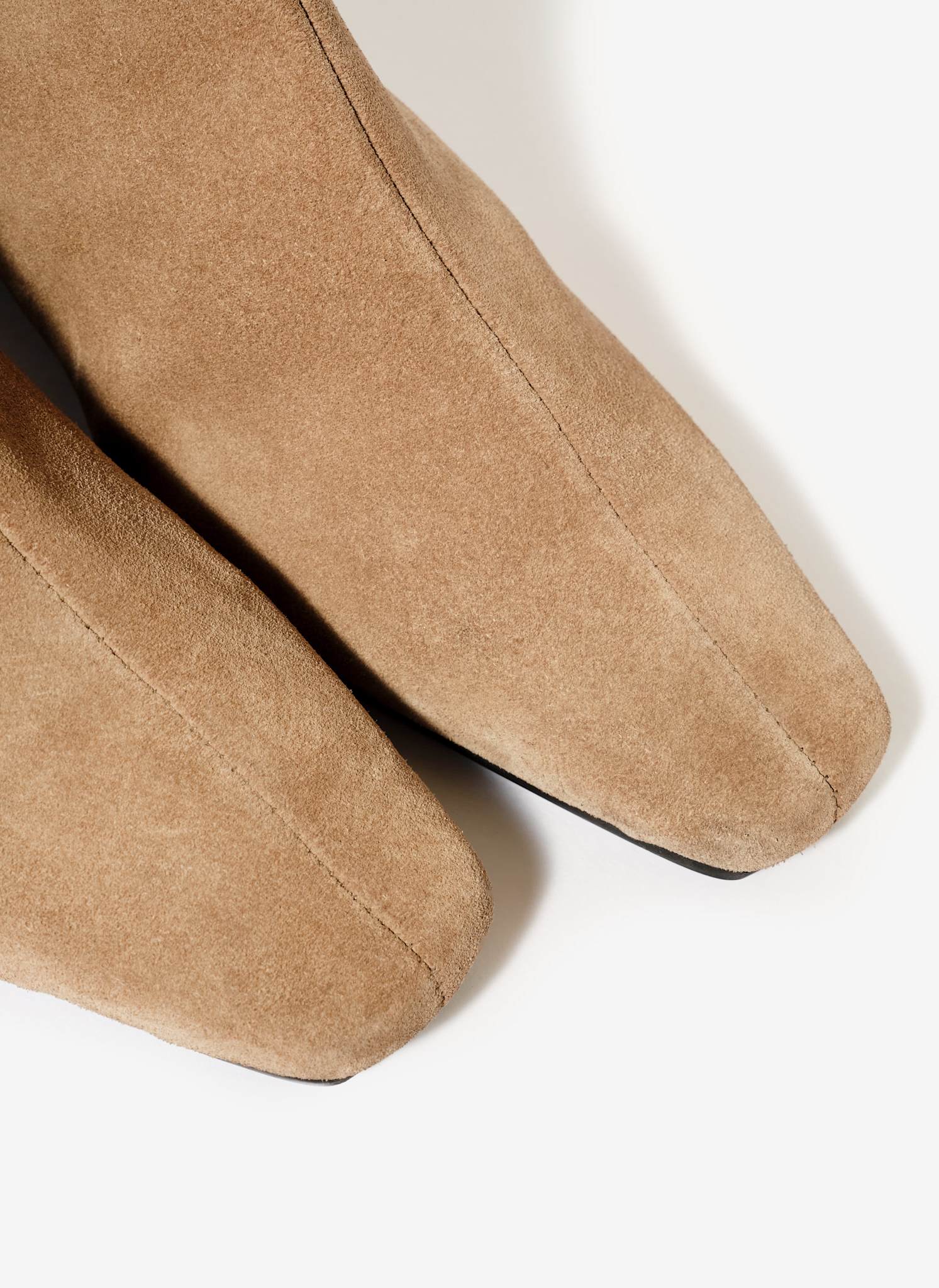 Ellis Neutral Suede Ankle Boot - Image 4