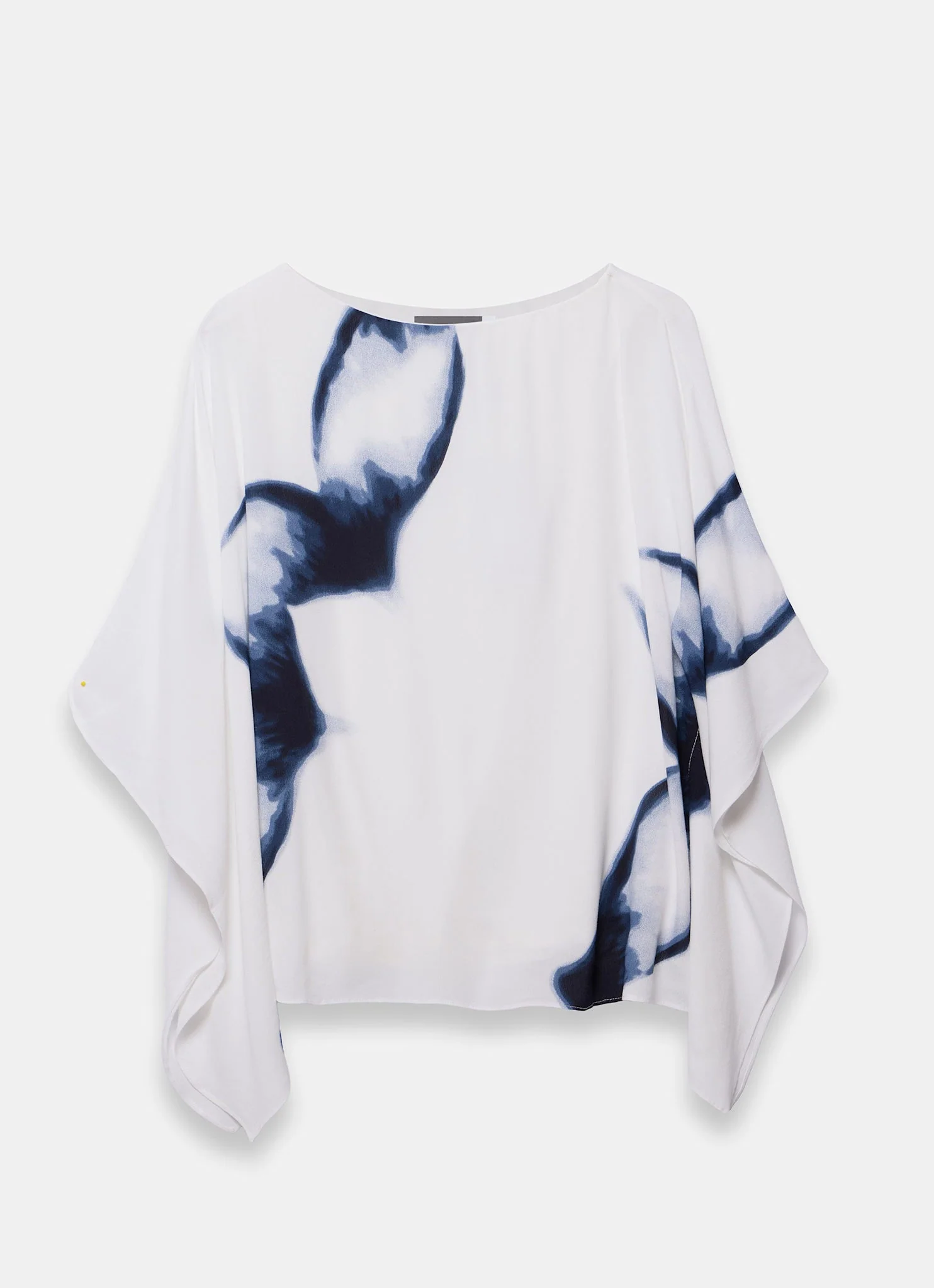 White Print Batwing Top - Image 7