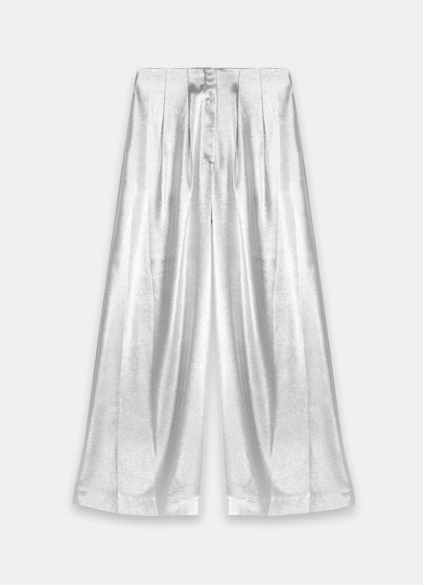Metallic Wide Leg Trousers - Image 5