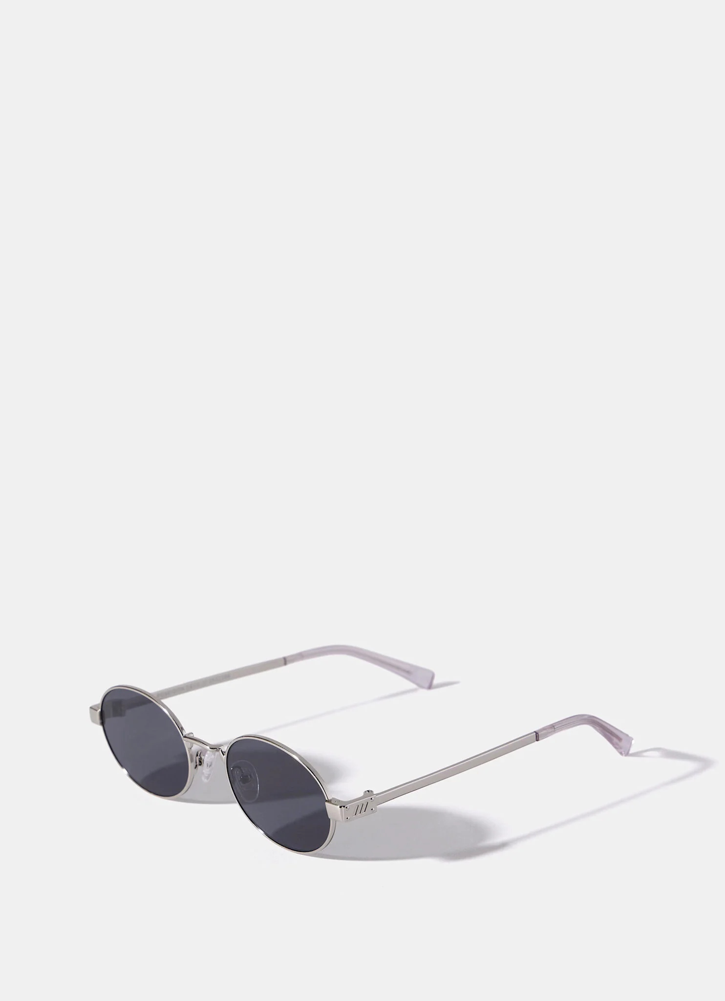 Le Specs Poseidon Deux Silver Tone Metal Sunglasses - Image 3