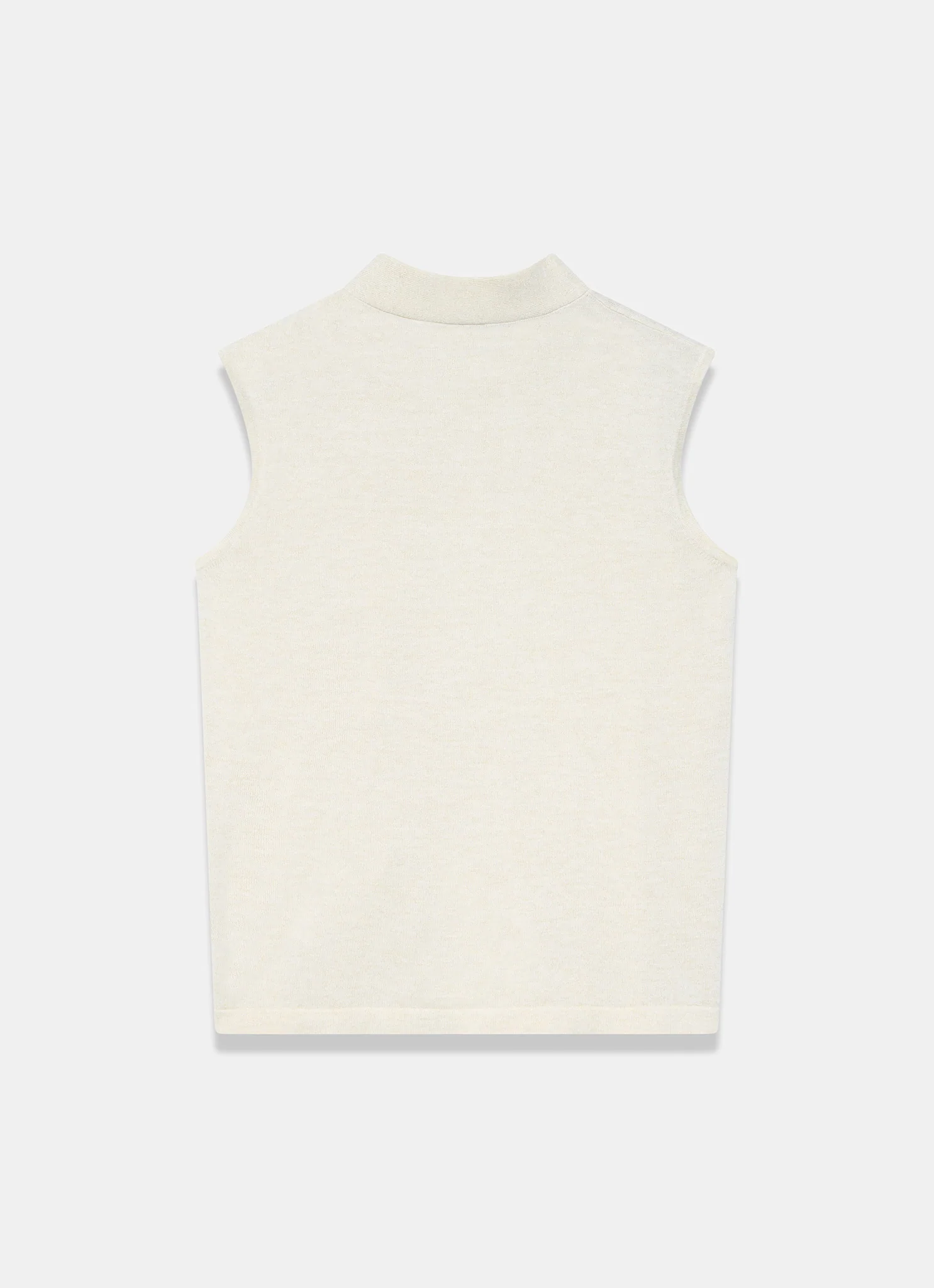 Gold Metallic Knit Tie Neck Top - Image 7