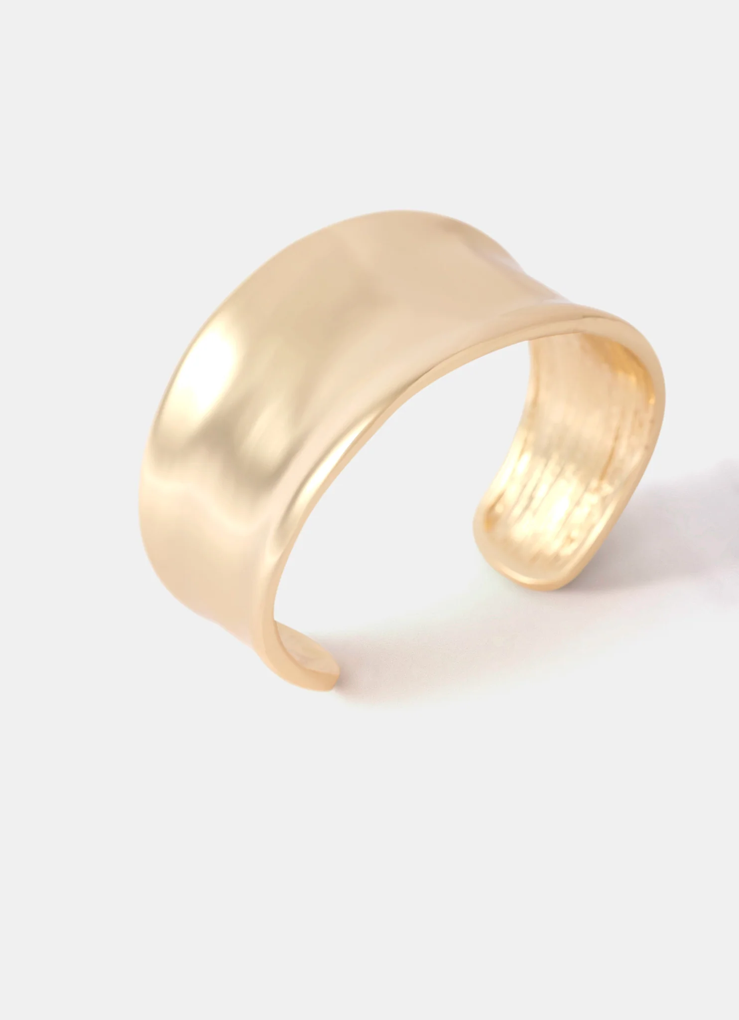 Gold Tone Cuff Bracelet - Image 3