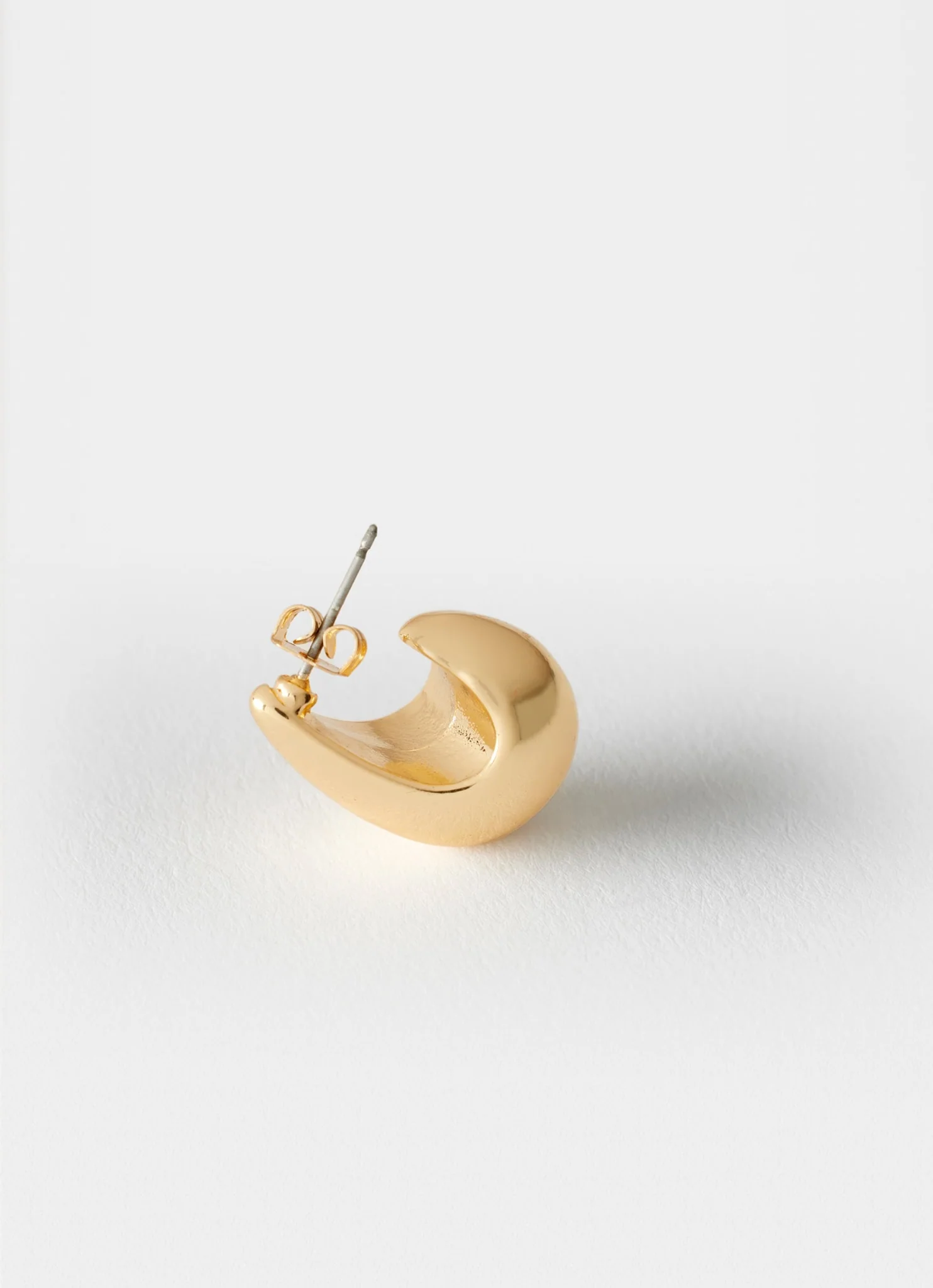 Gold Tone Drop Earrings - Image 4