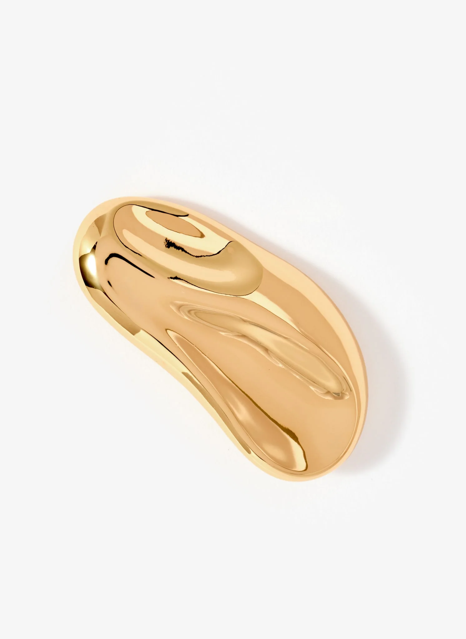Gold Tone Minimal Brooch - Image 4