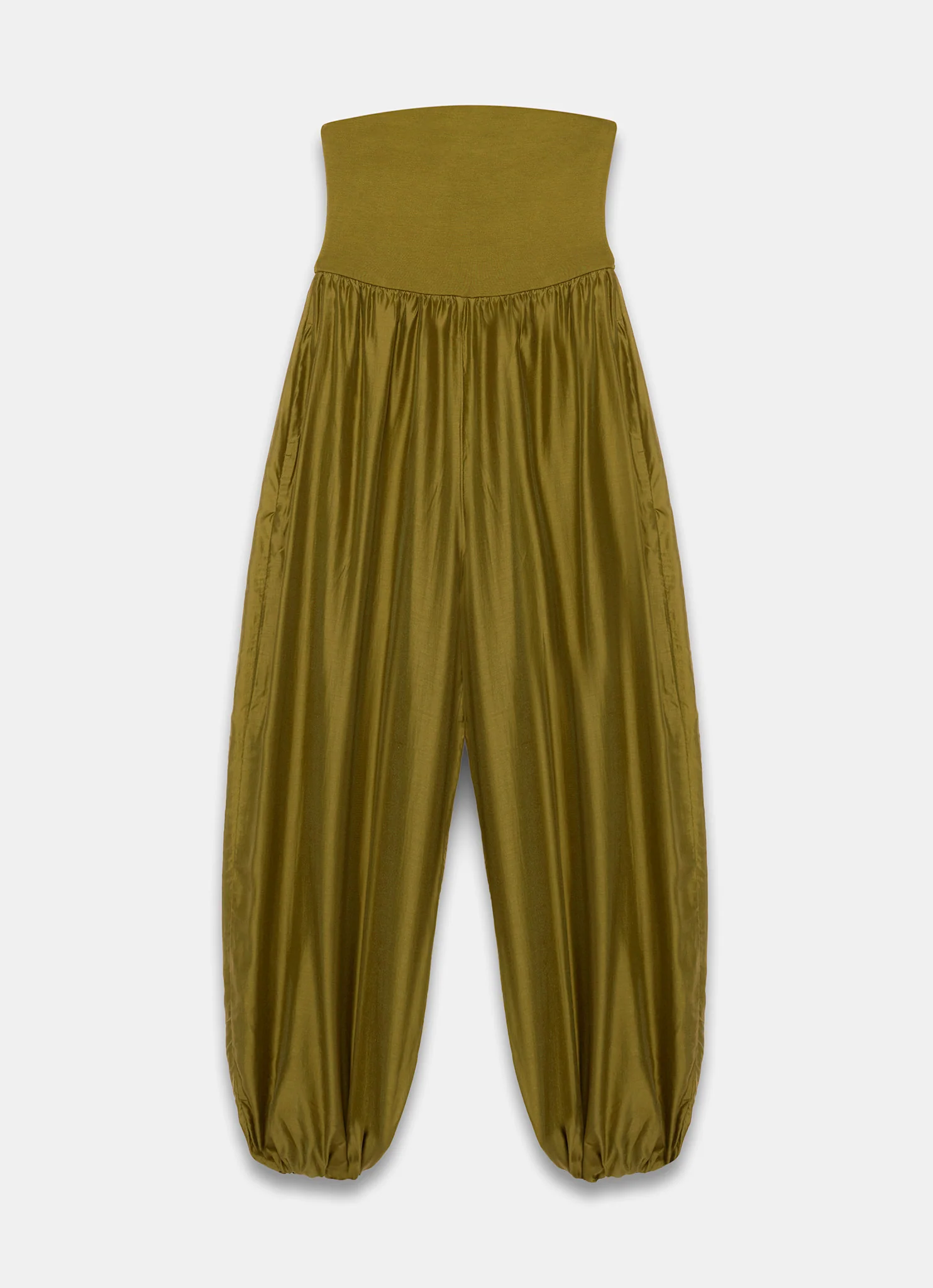 Green Bandeau Balloon Jumpsuit - Image 6