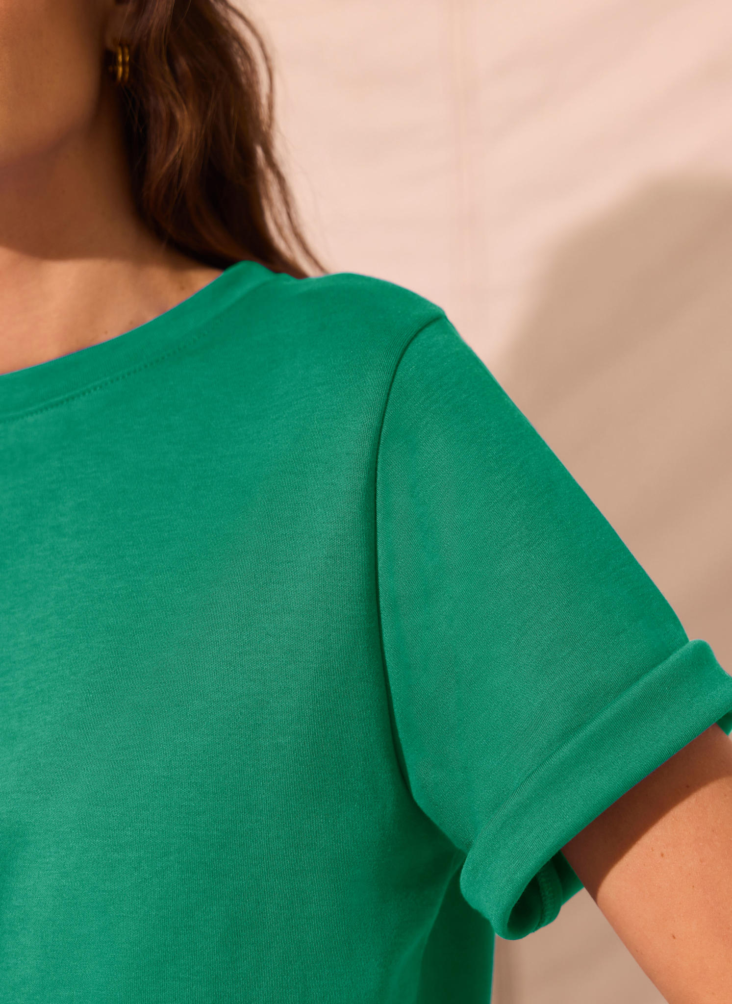Green Cotton Ultimate T-Shirt - Image 4